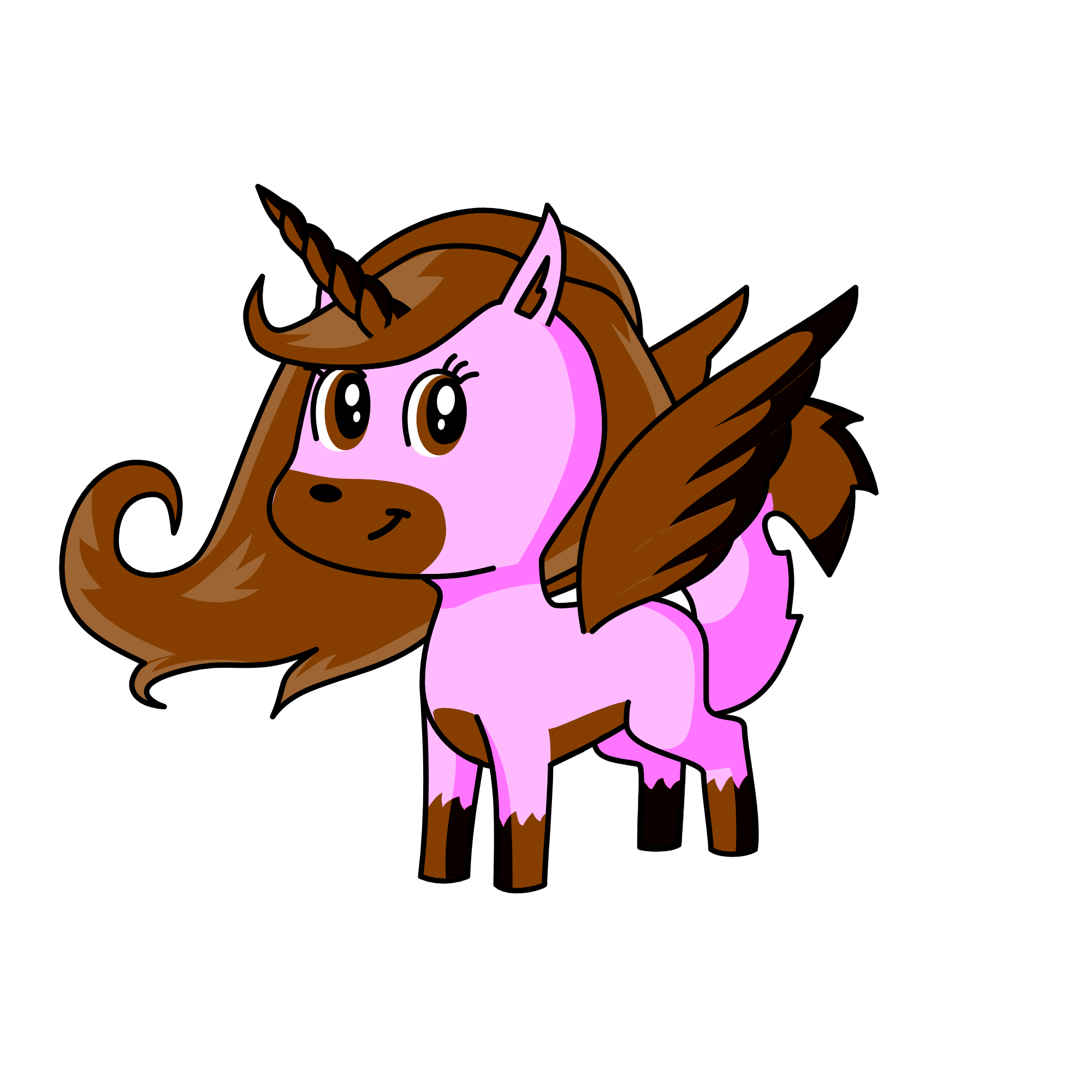 chocolate strawberry🍫🍰🍓, the unicorn