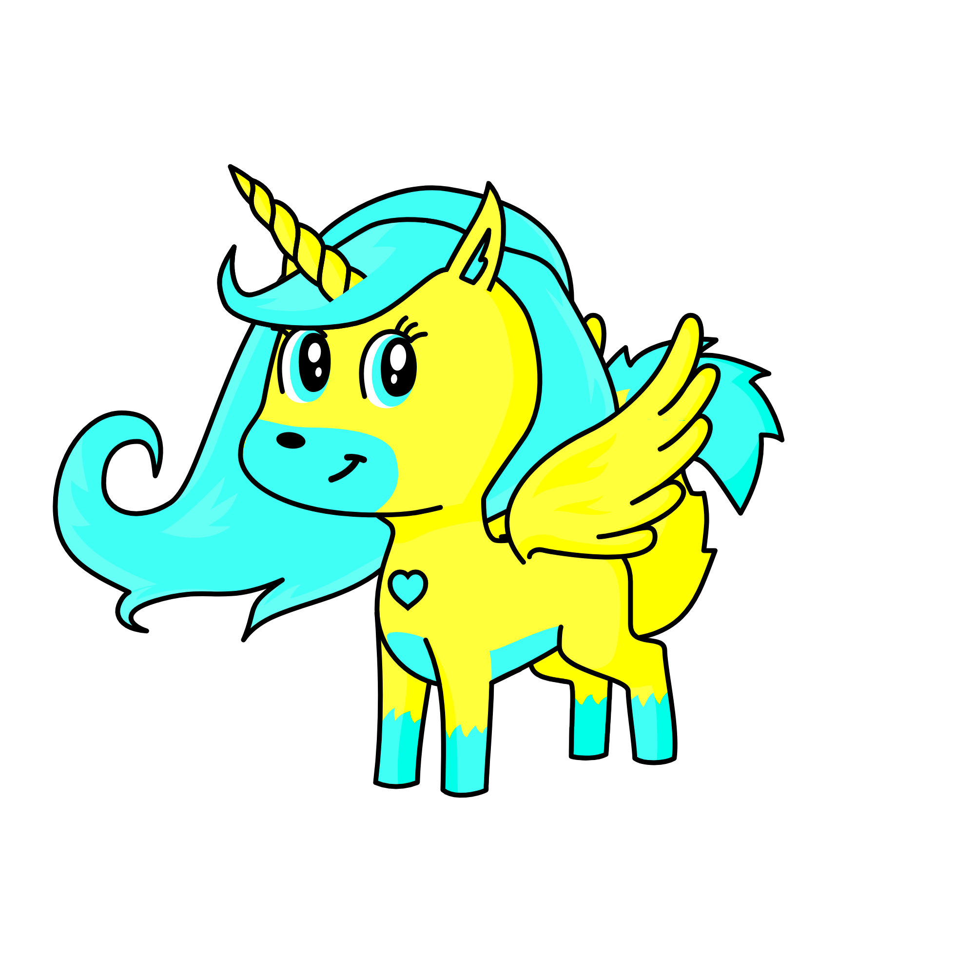 Goldie💛, the unicorn