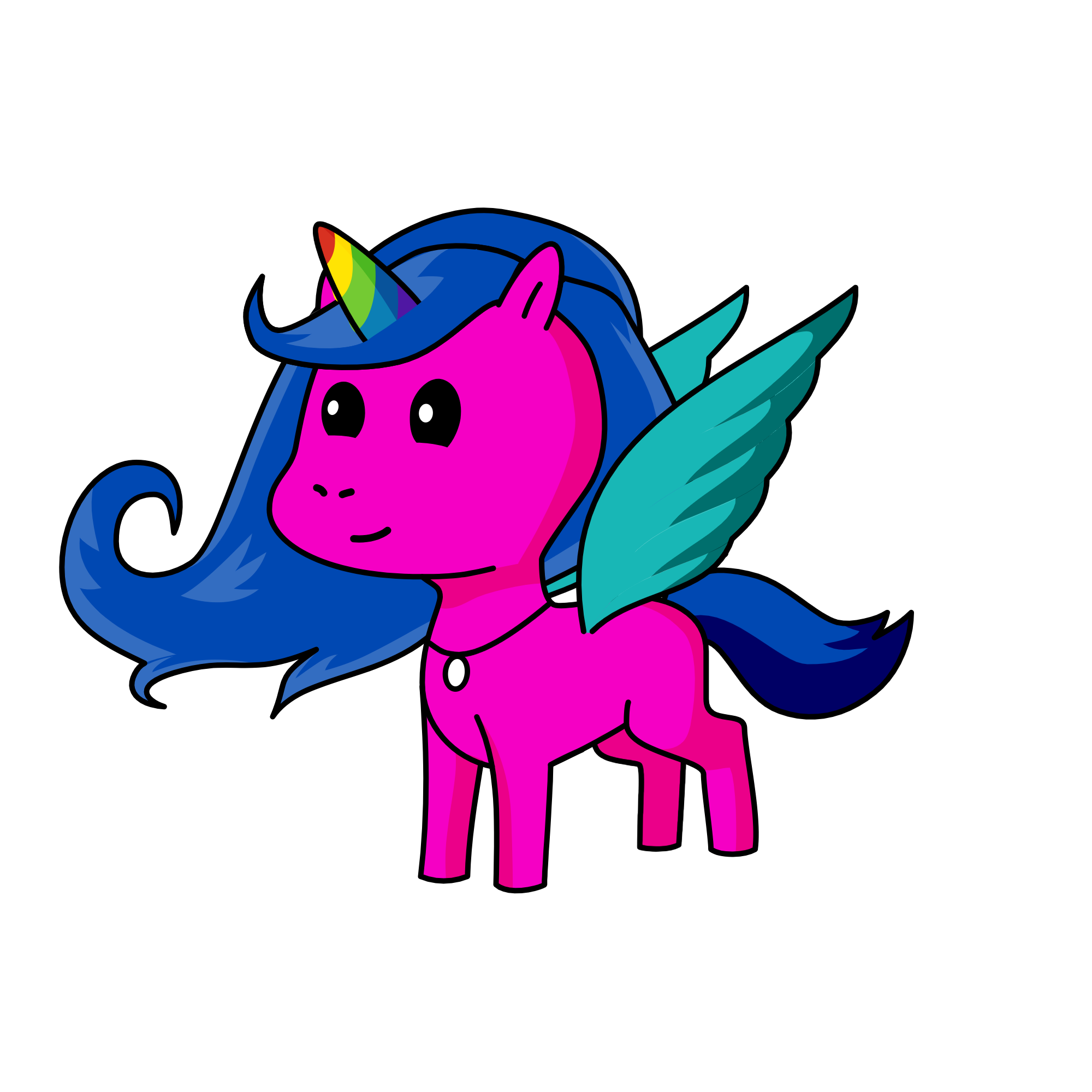 Color, the unicorn