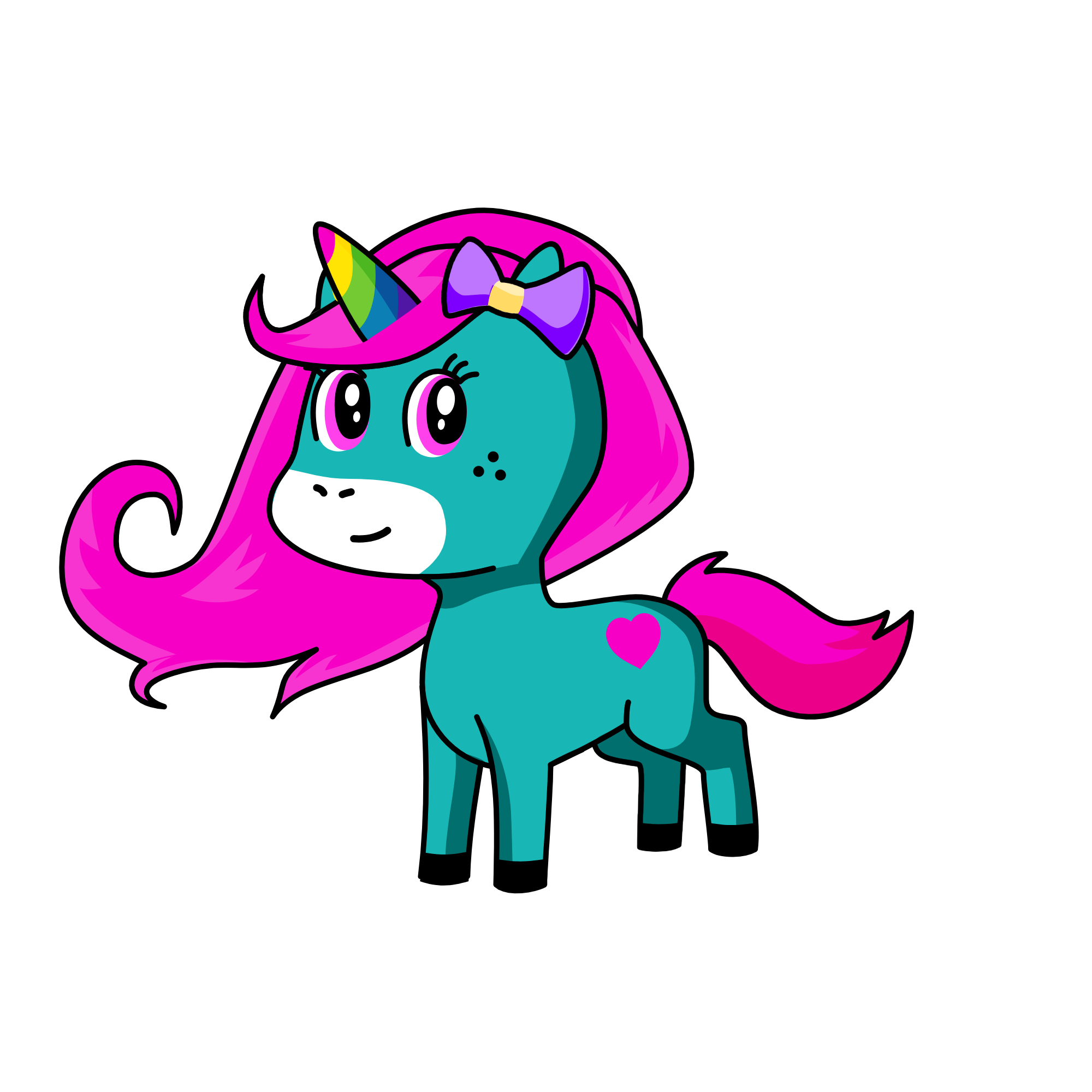 Vicky, the unicorn