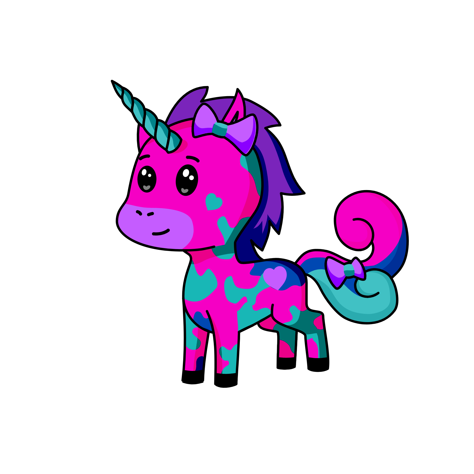 Snuggle Friend , the unicorn
