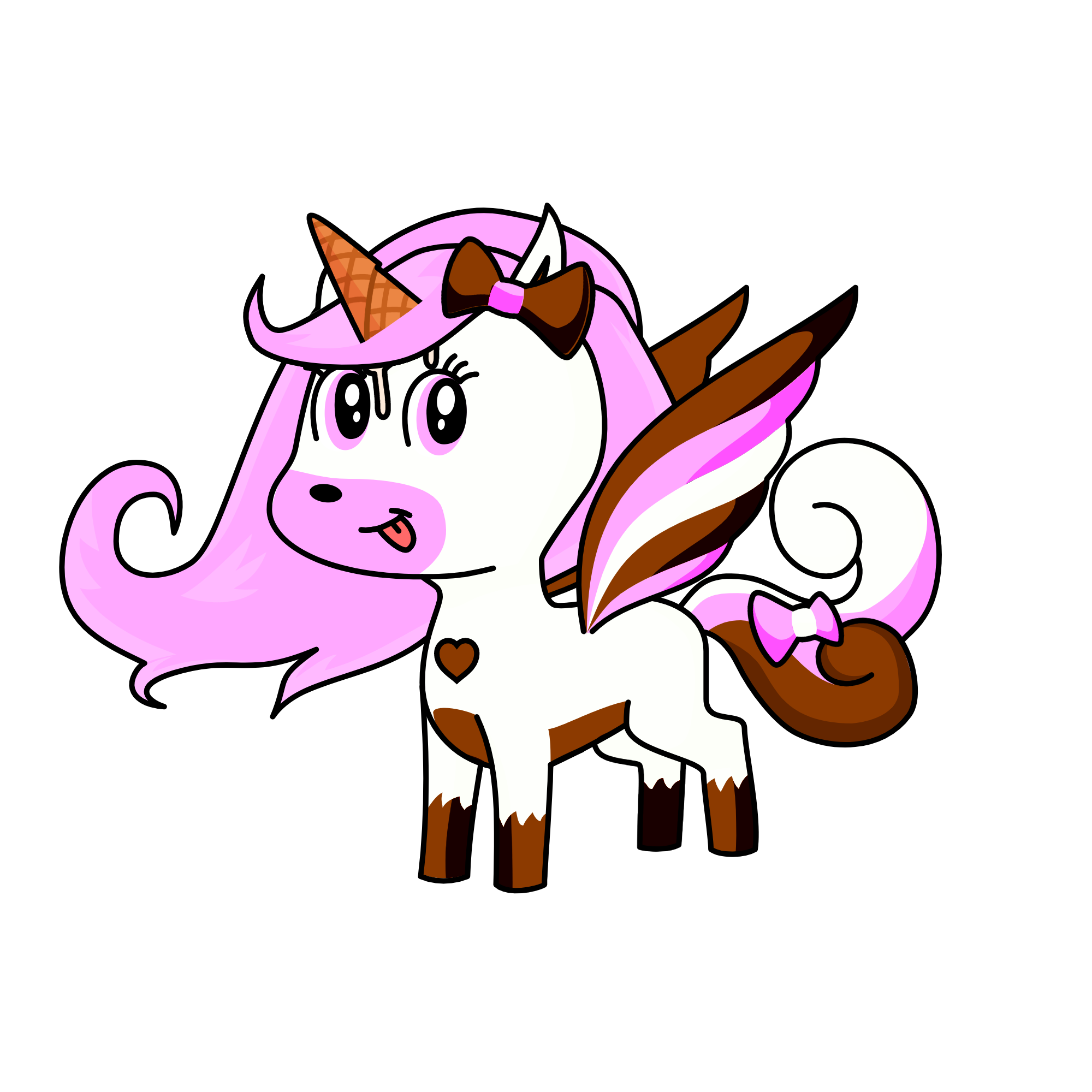 🍦🍫🍓, the unicorn