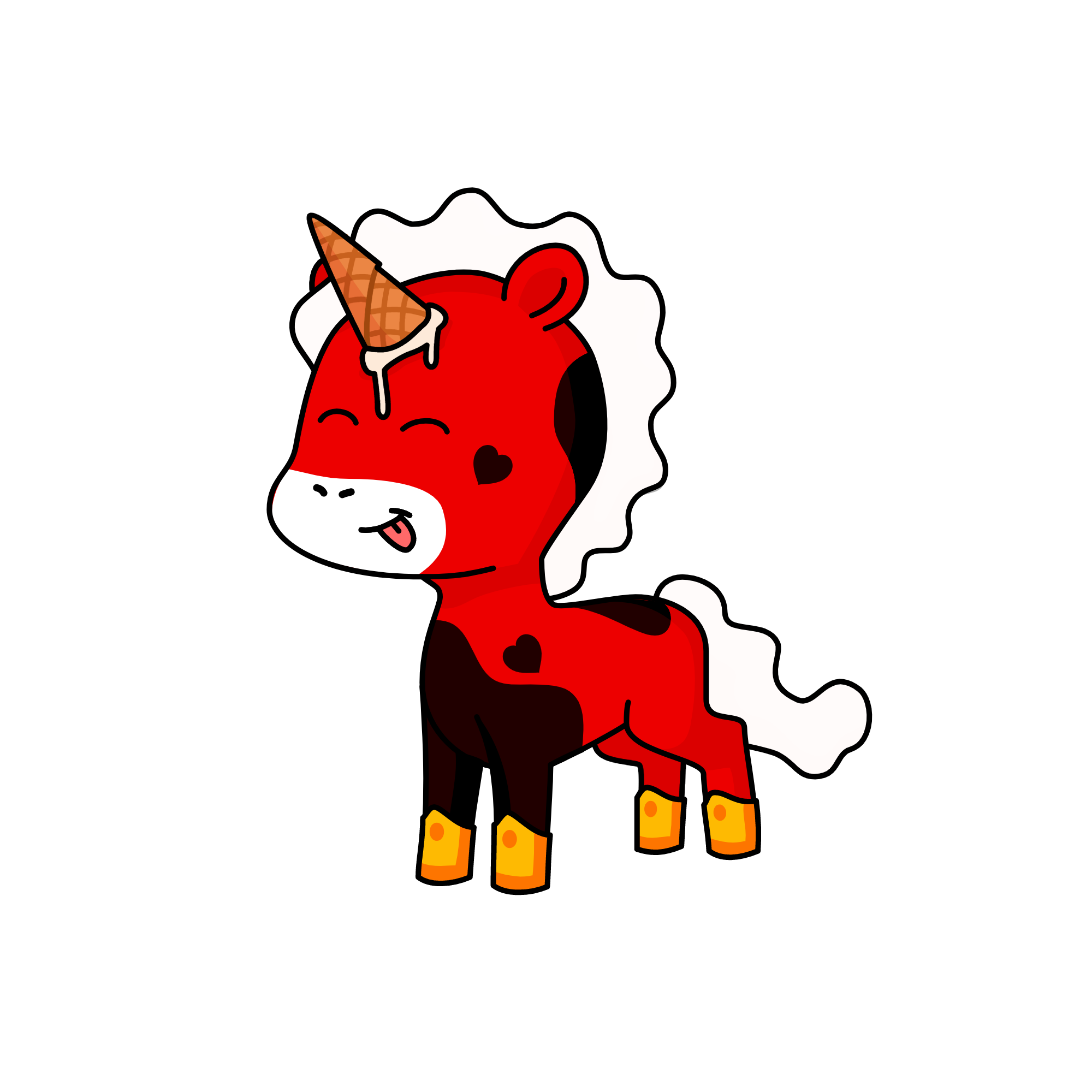 Whitey, the unicorn