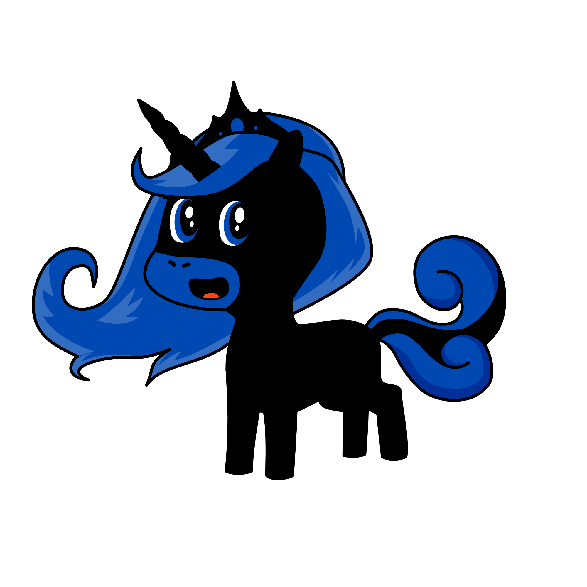 Princess Luna, the unicorn