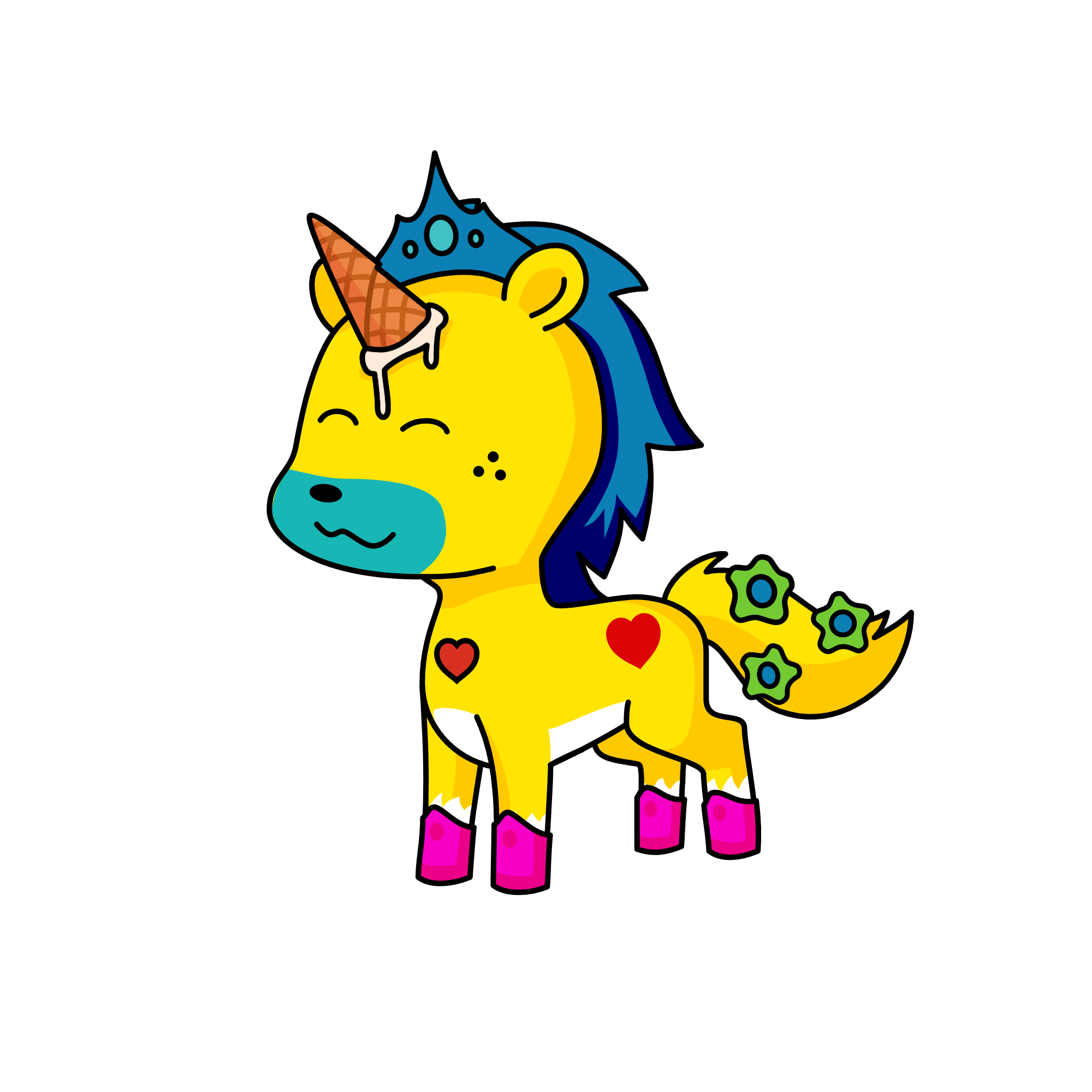 cream baby, the unicorn