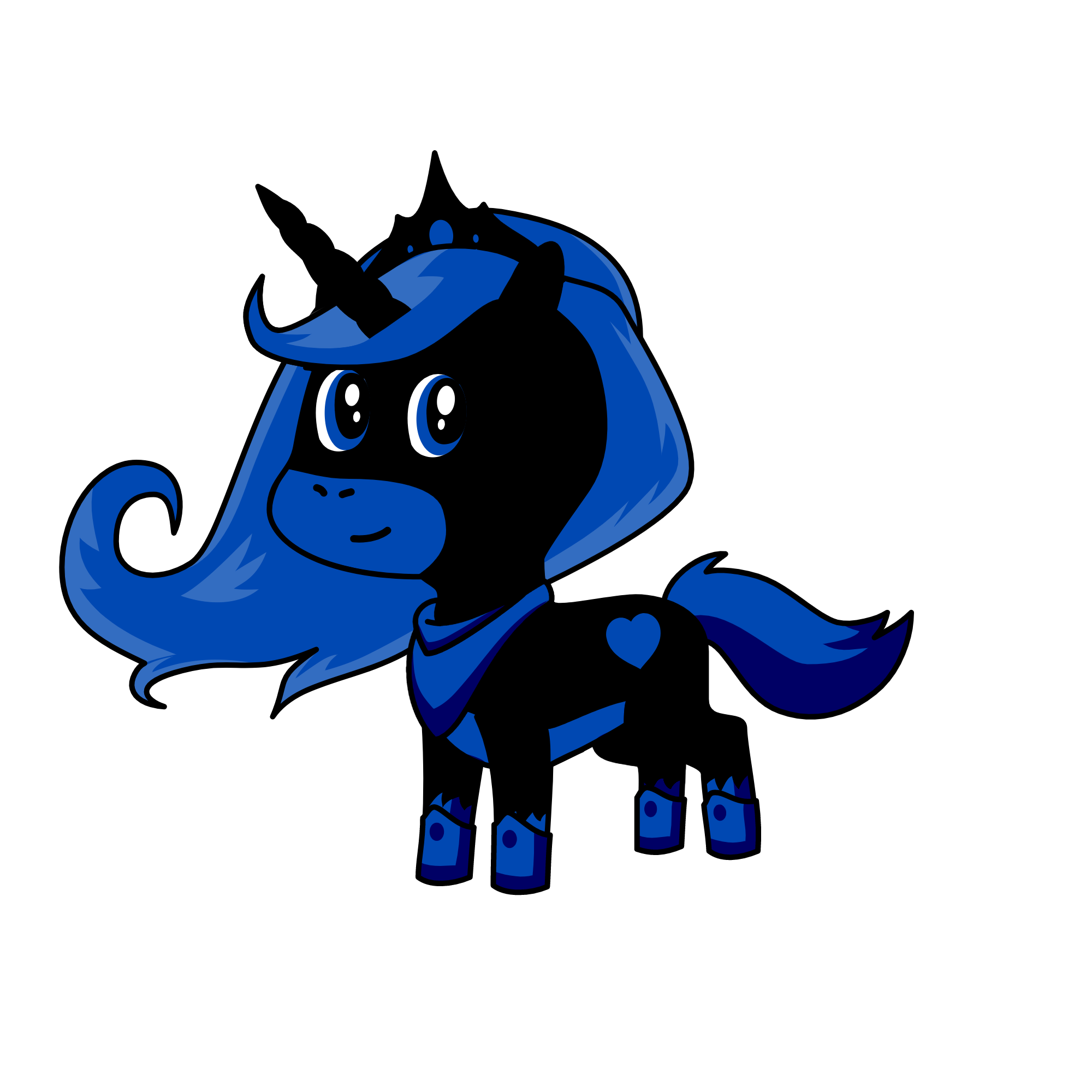 Princess Luna, the unicorn