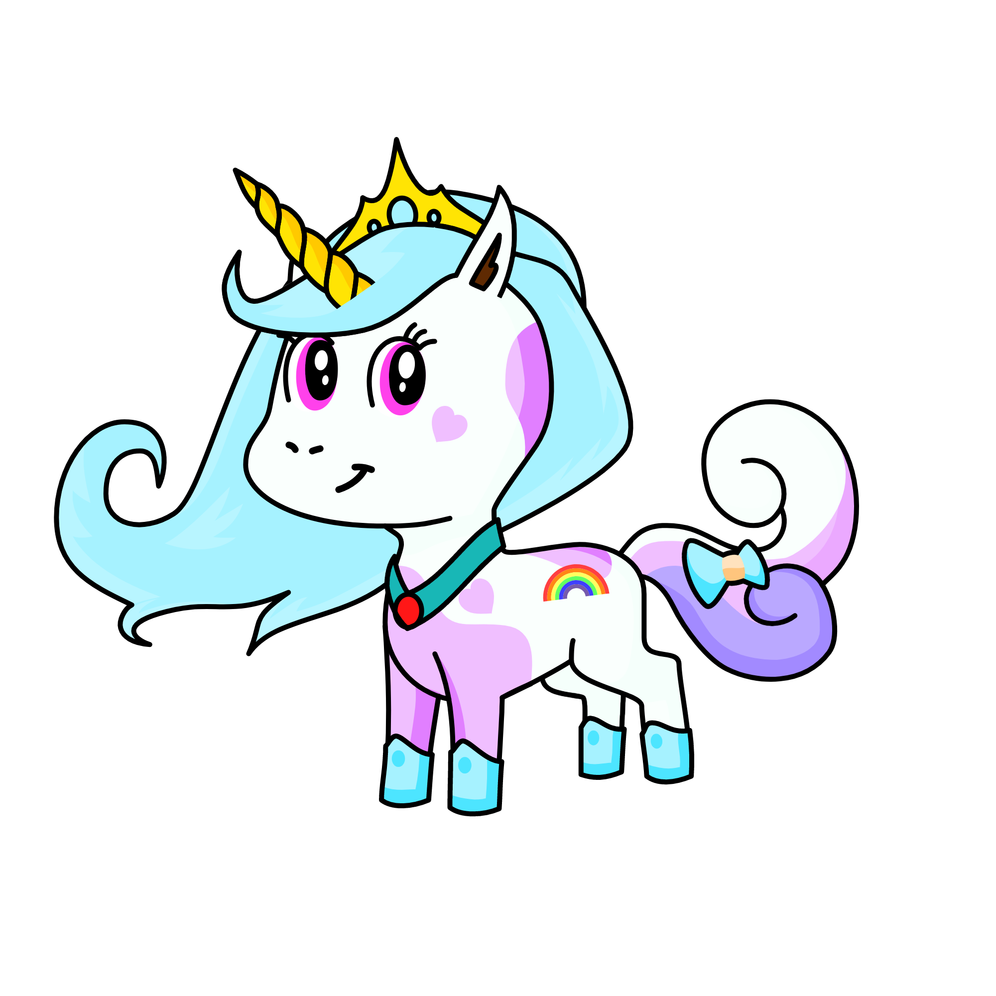 Only Alicorns Have both wings and horns so yeah this is a unicorn, the unicorn