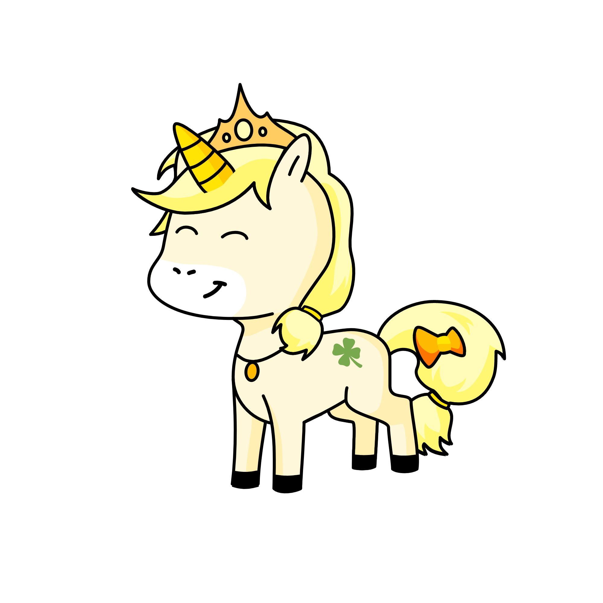 Clover, the unicorn