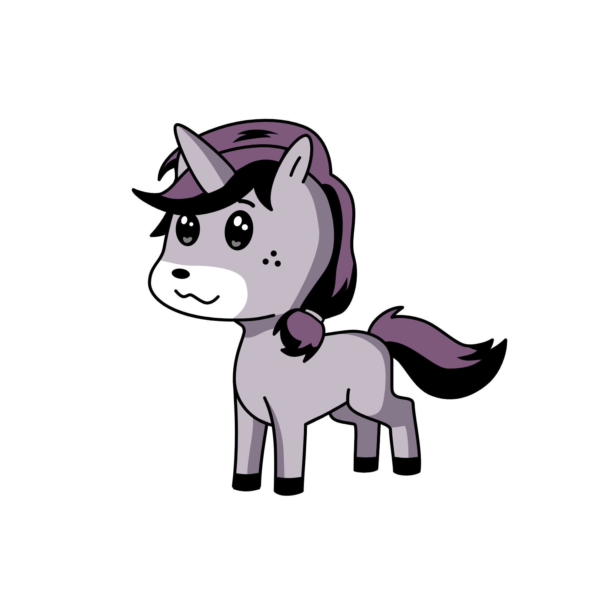 Im going to be a kola for holloween!, the unicorn
