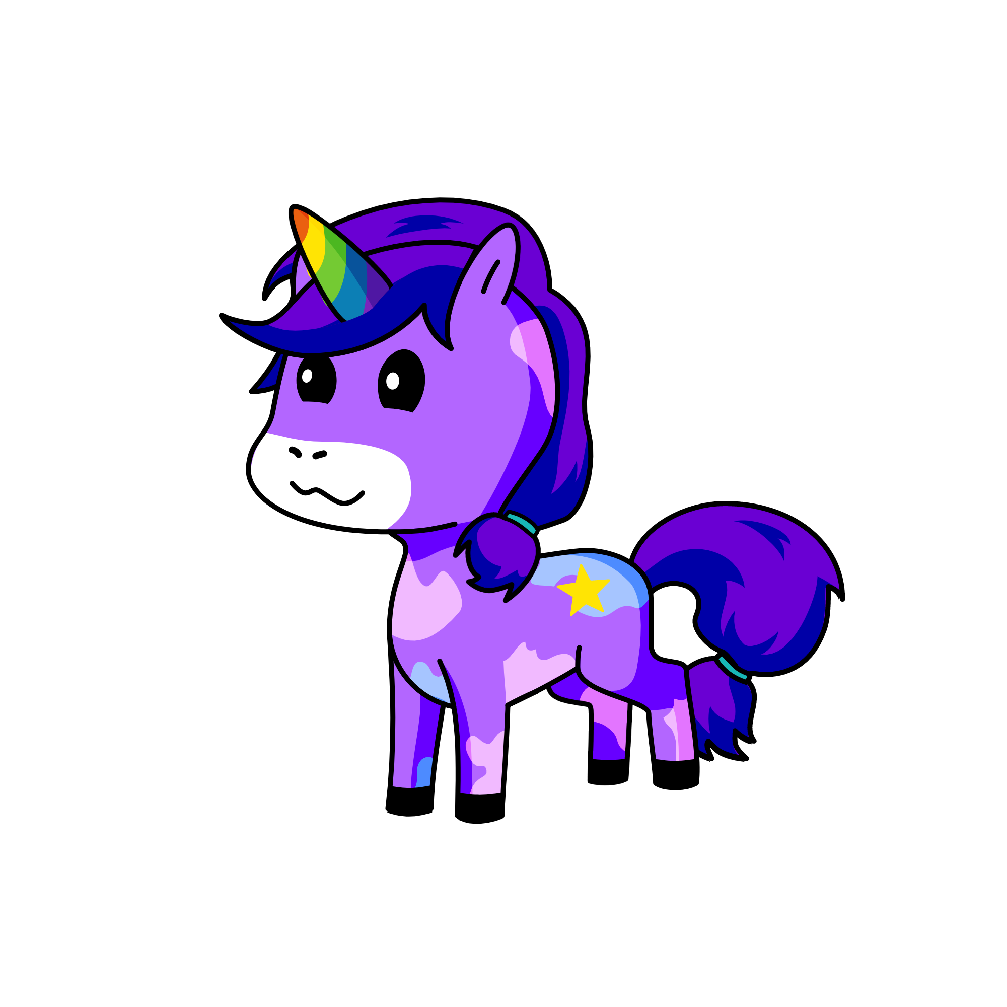 Moonlight, the unicorn