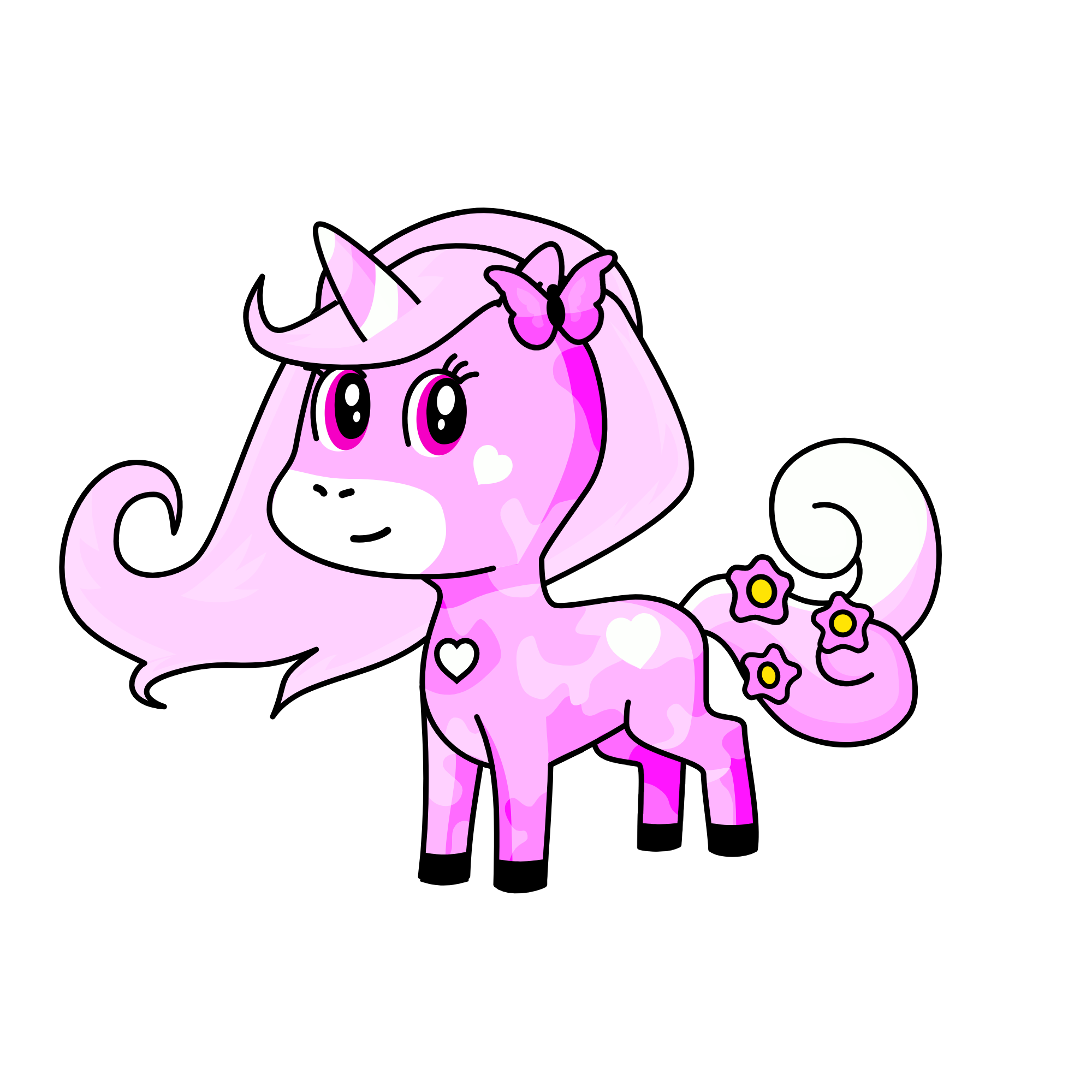 Lucy Pink, the unicorn
