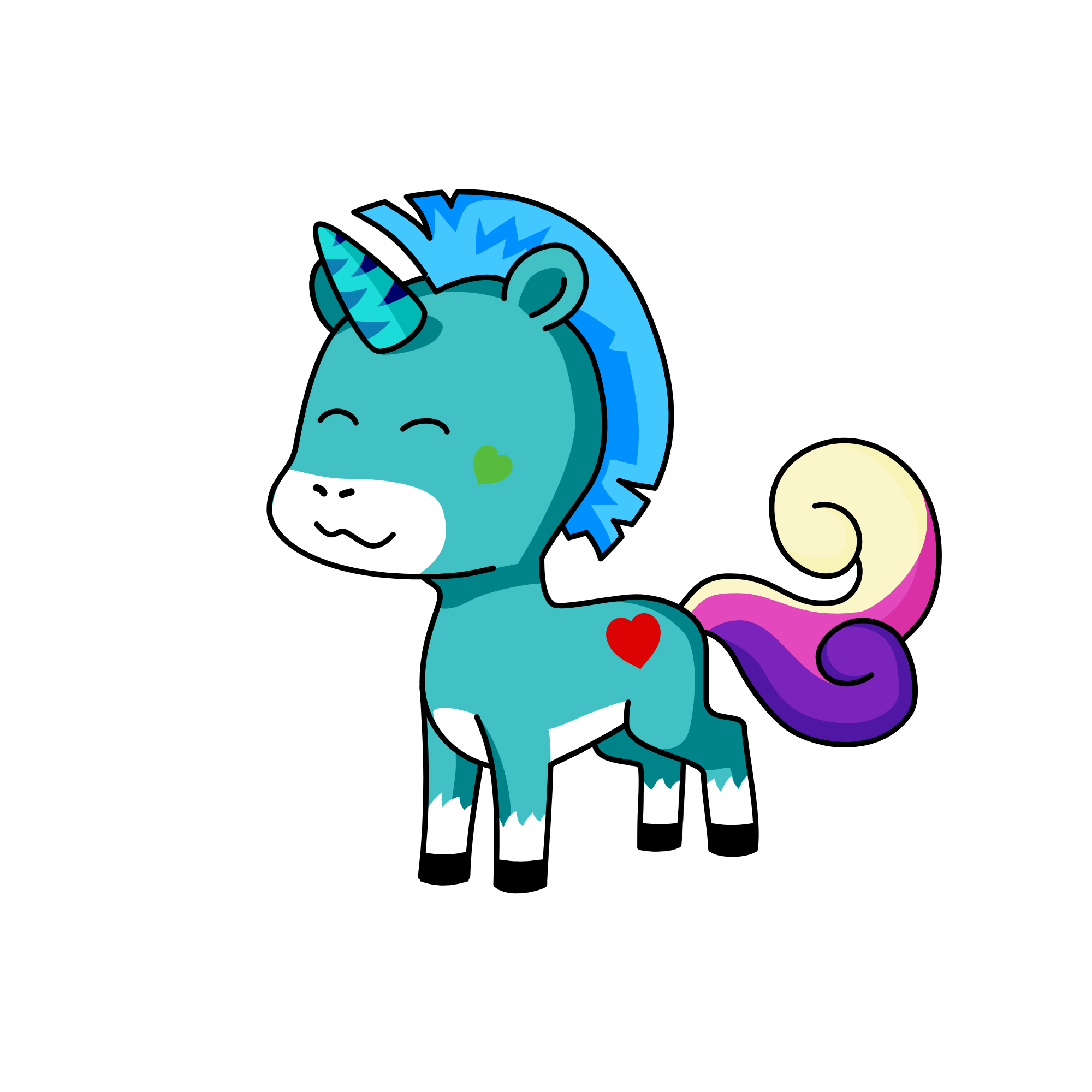 Moon, the unicorn