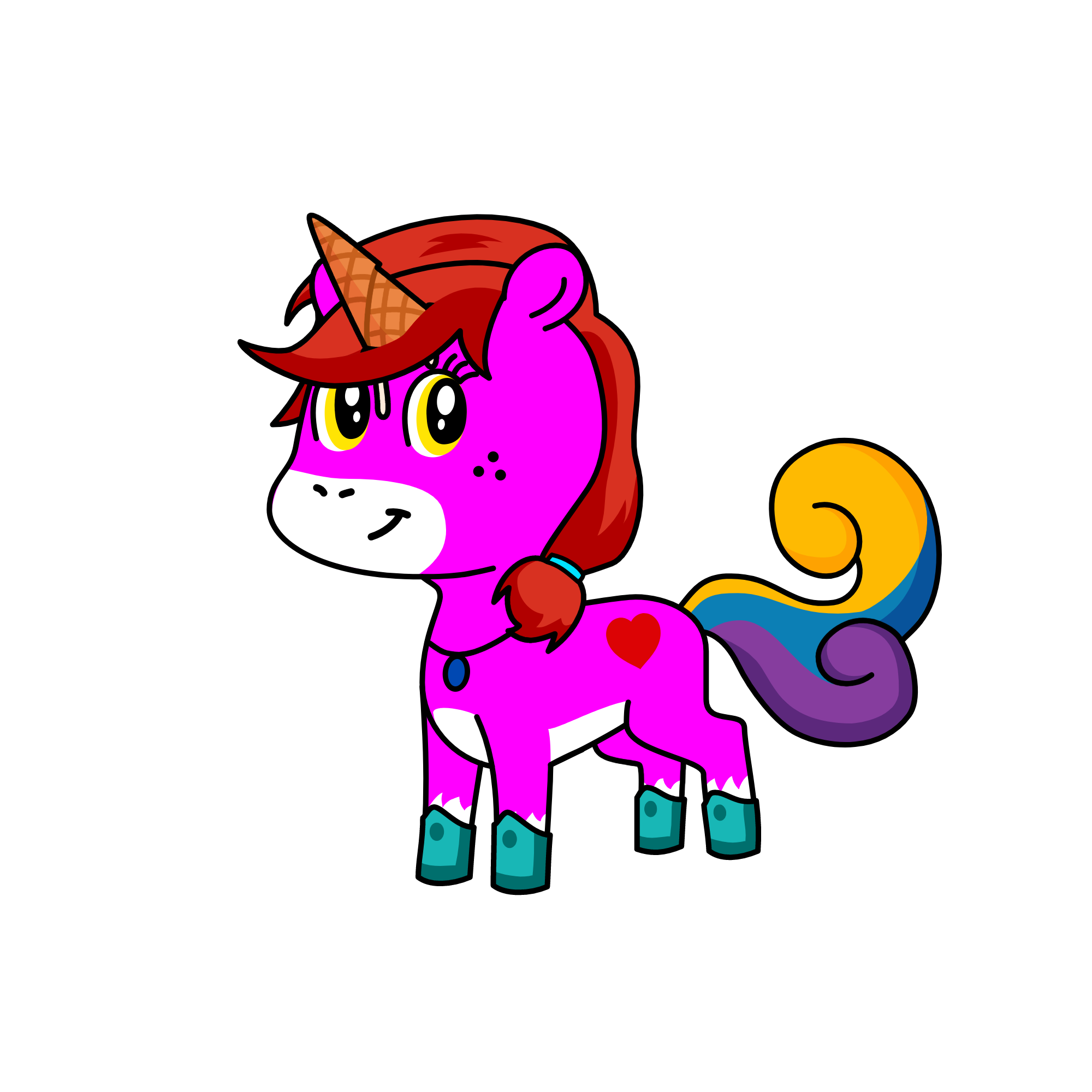Ice, the unicorn