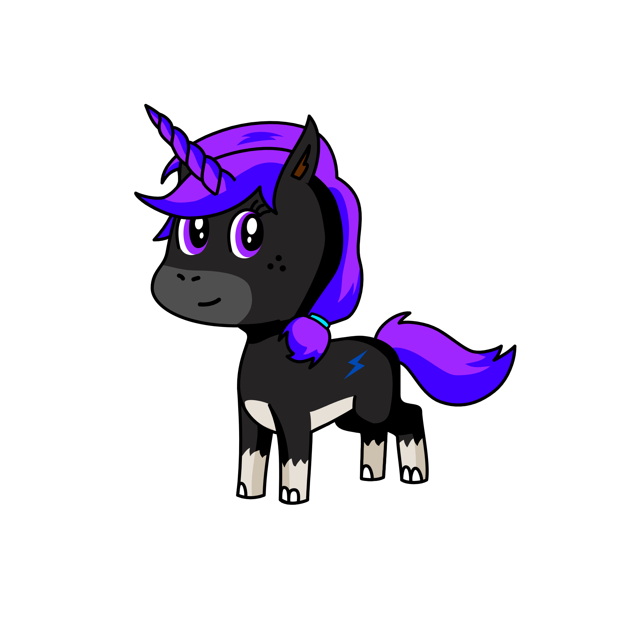 Midnight, the unicorn