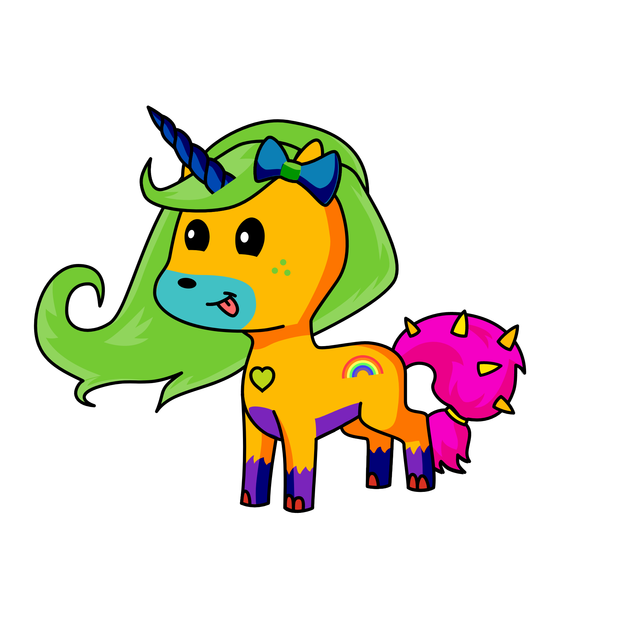 Randy Random, the unicorn