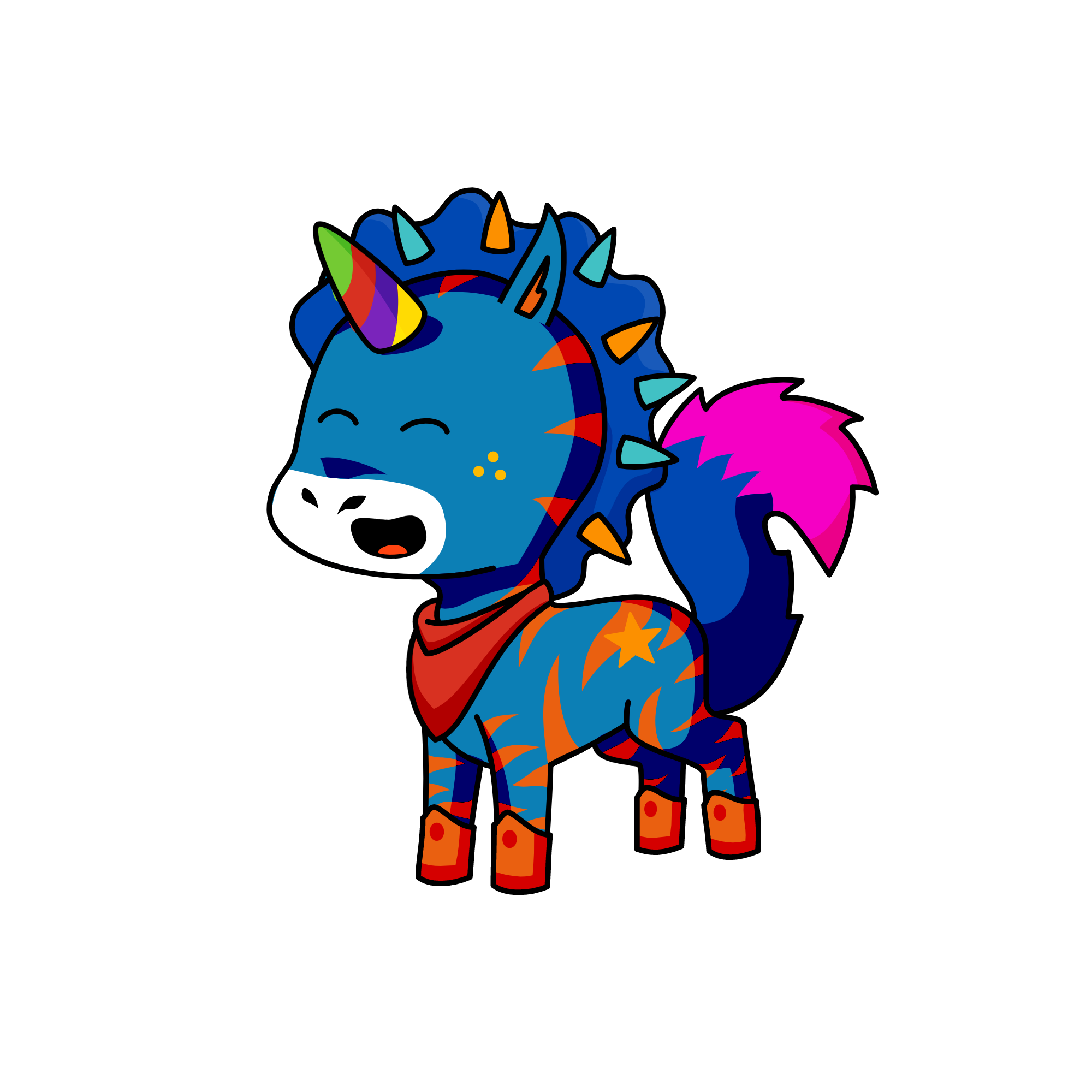 Melody, the unicorn