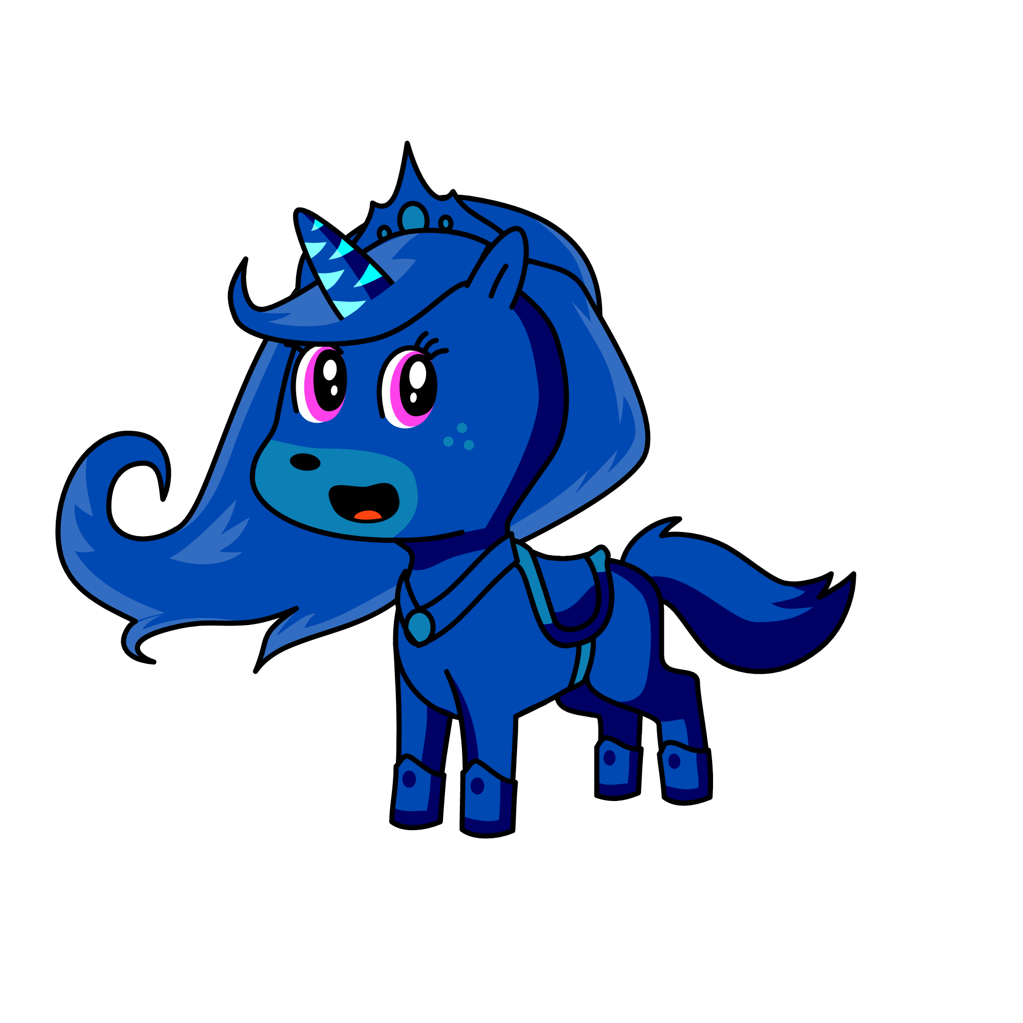 Snowy, the unicorn