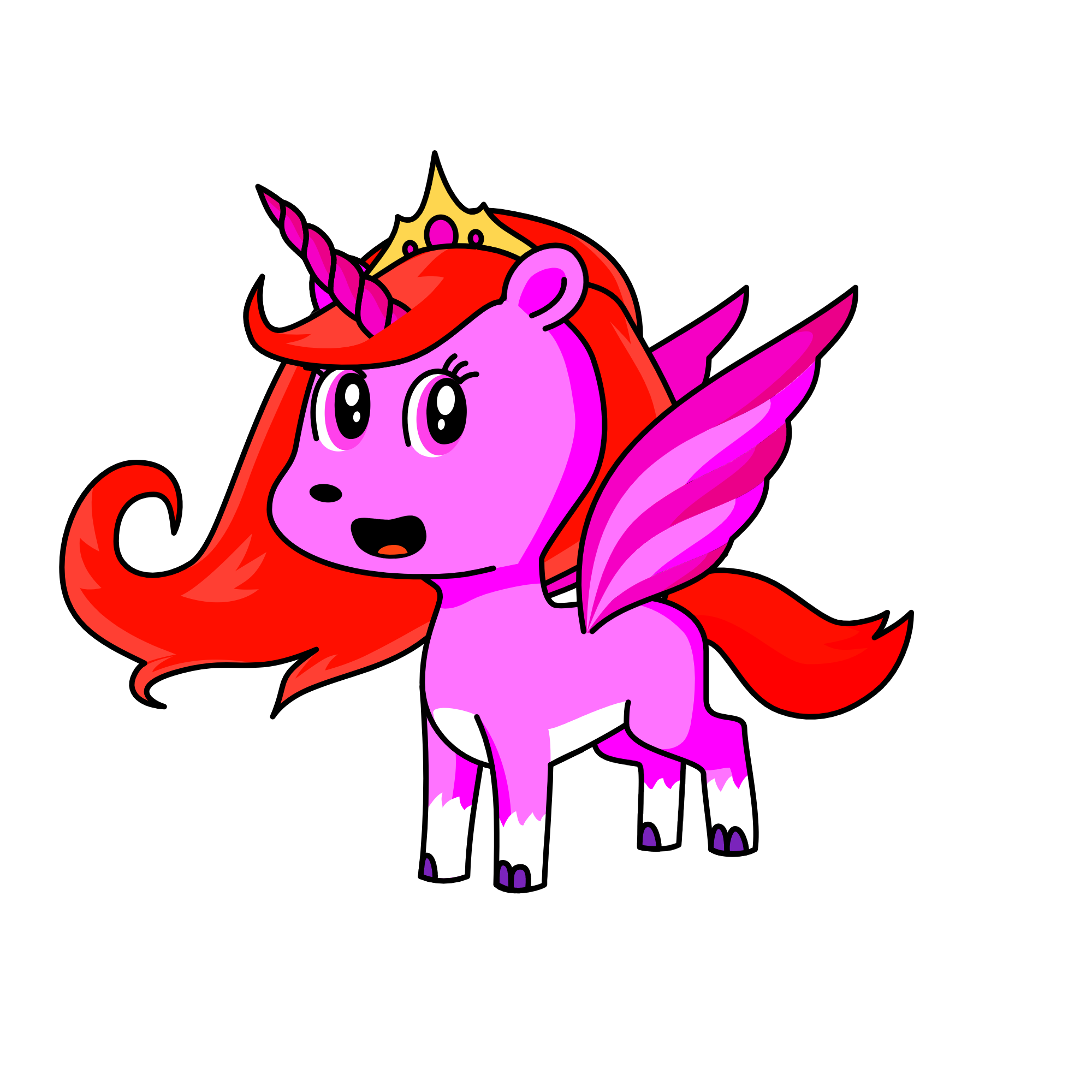 cat Valentine, the unicorn