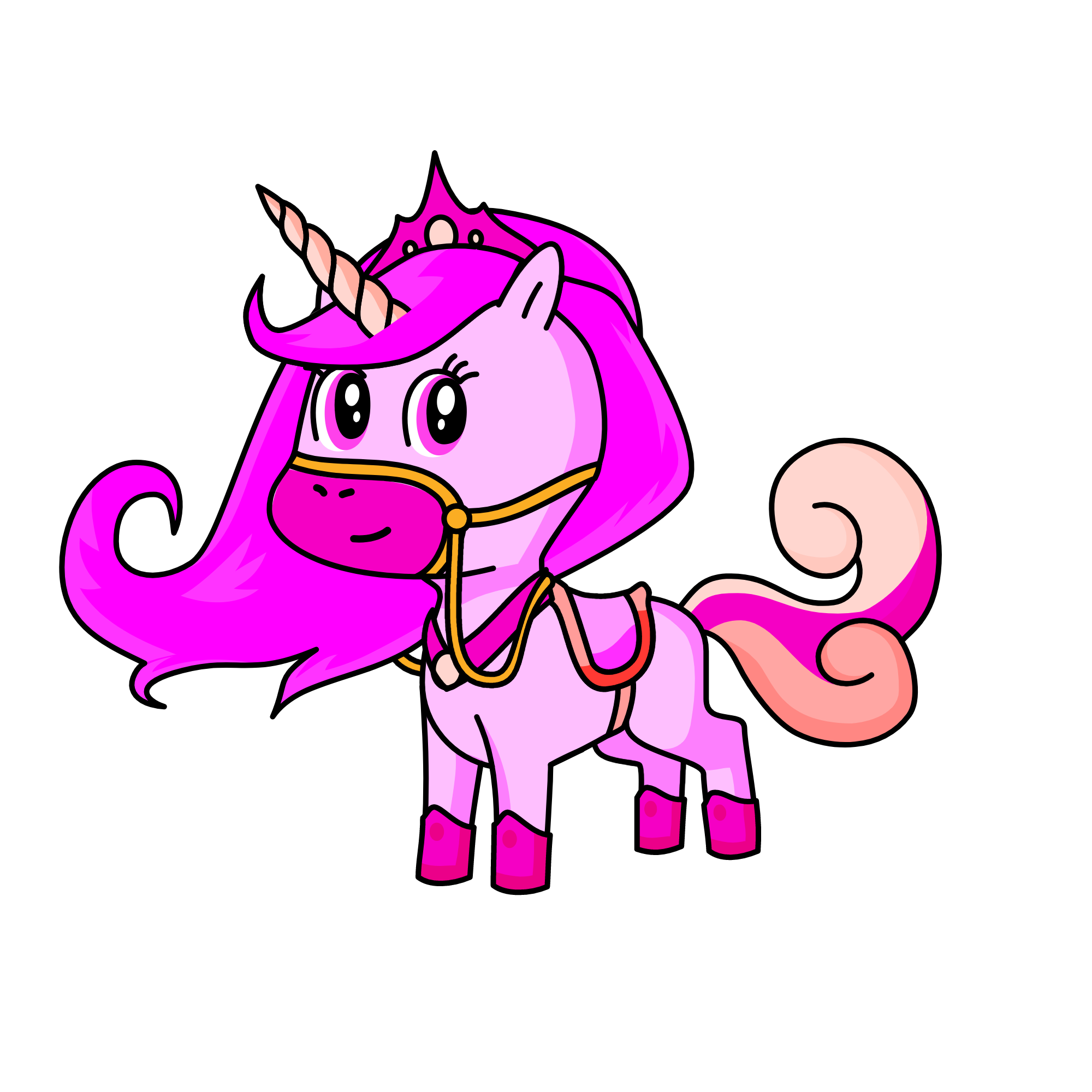 pink, the unicorn