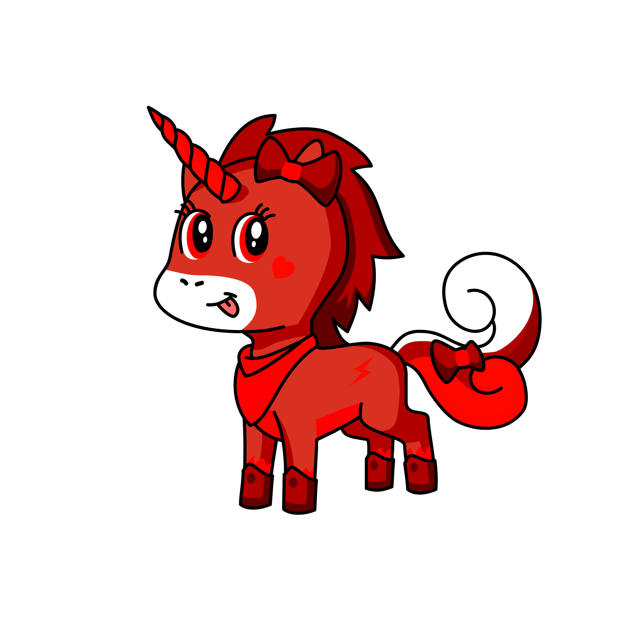 Rosey, the unicorn