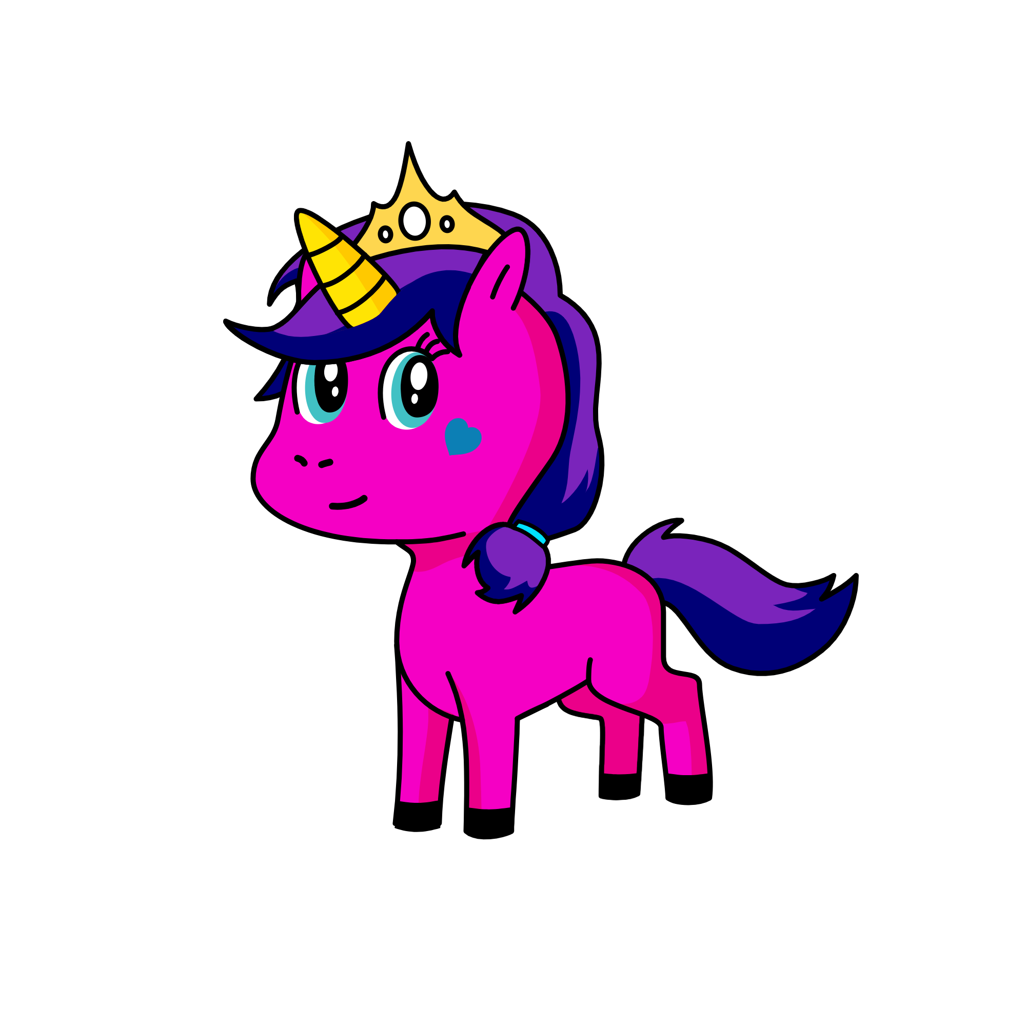 pinky, the unicorn