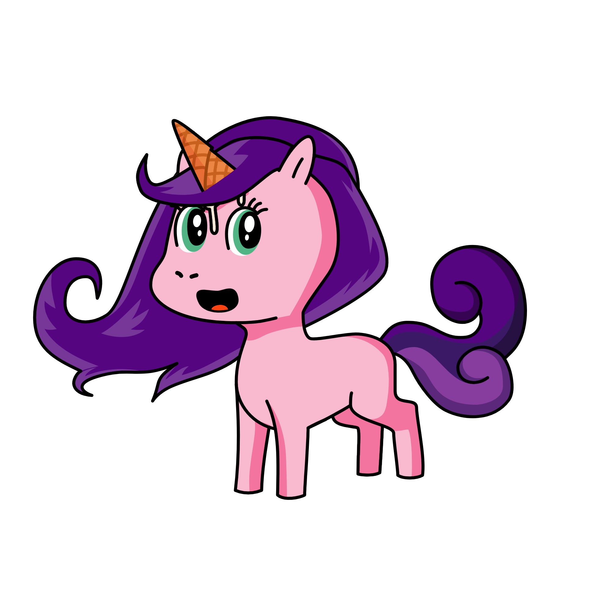 Grape, the unicorn
