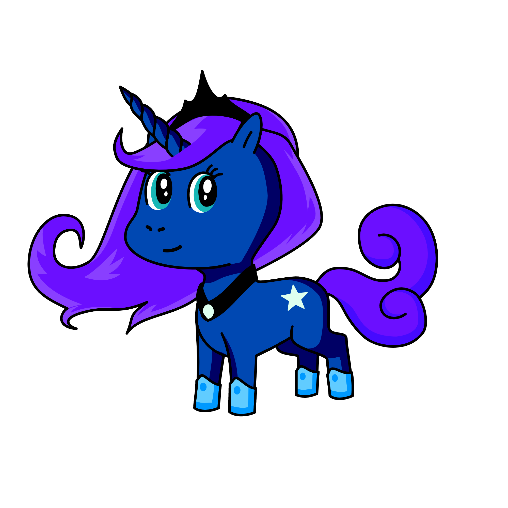 Princess Luna, the unicorn