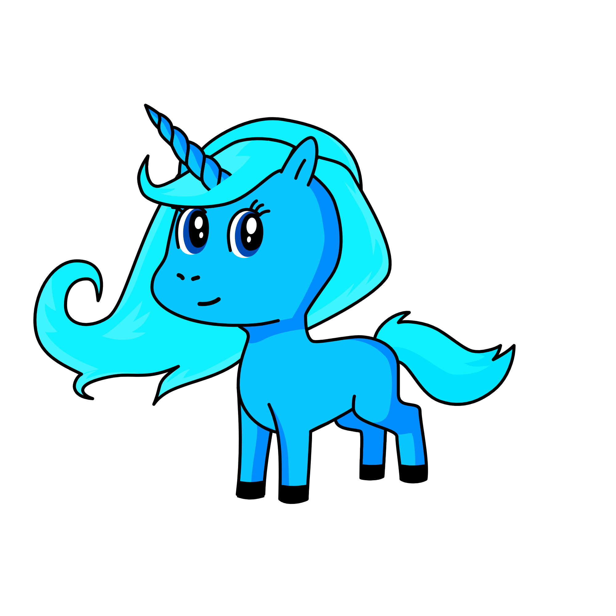 Aqua, the unicorn