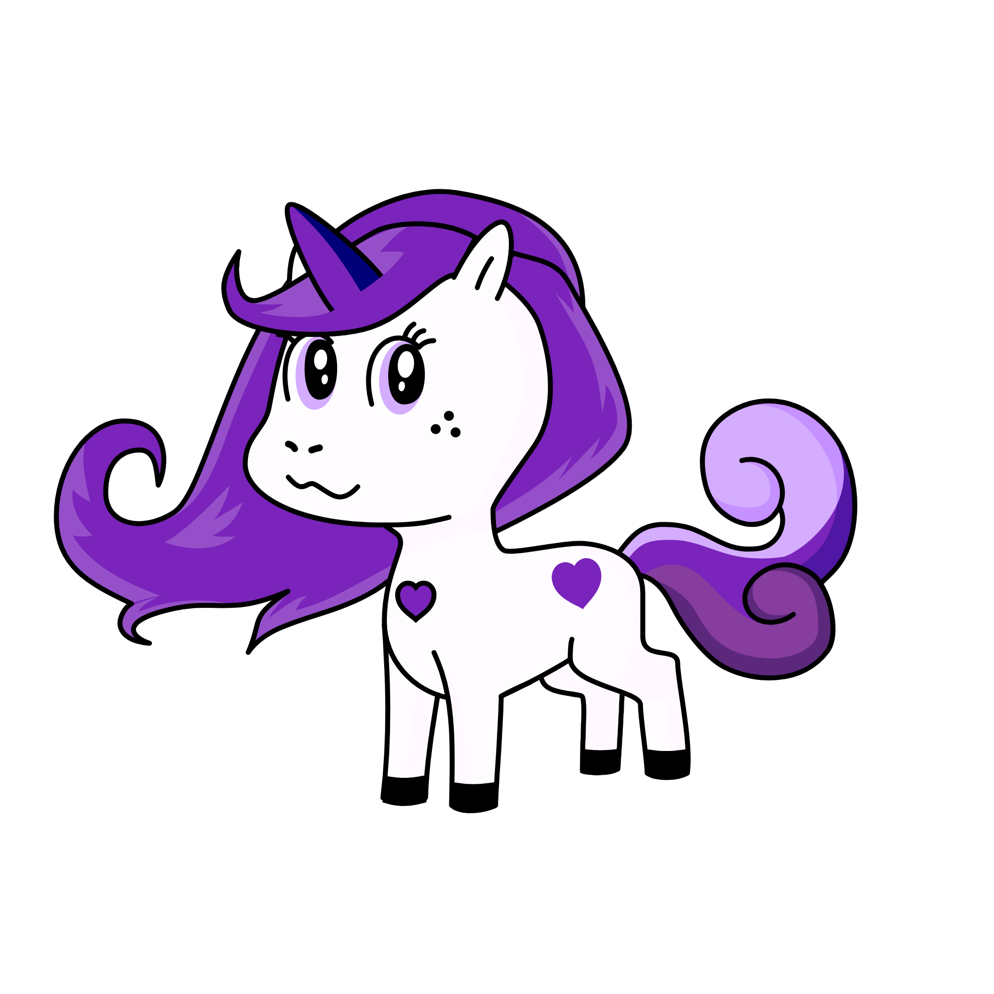 violet lime, the unicorn
