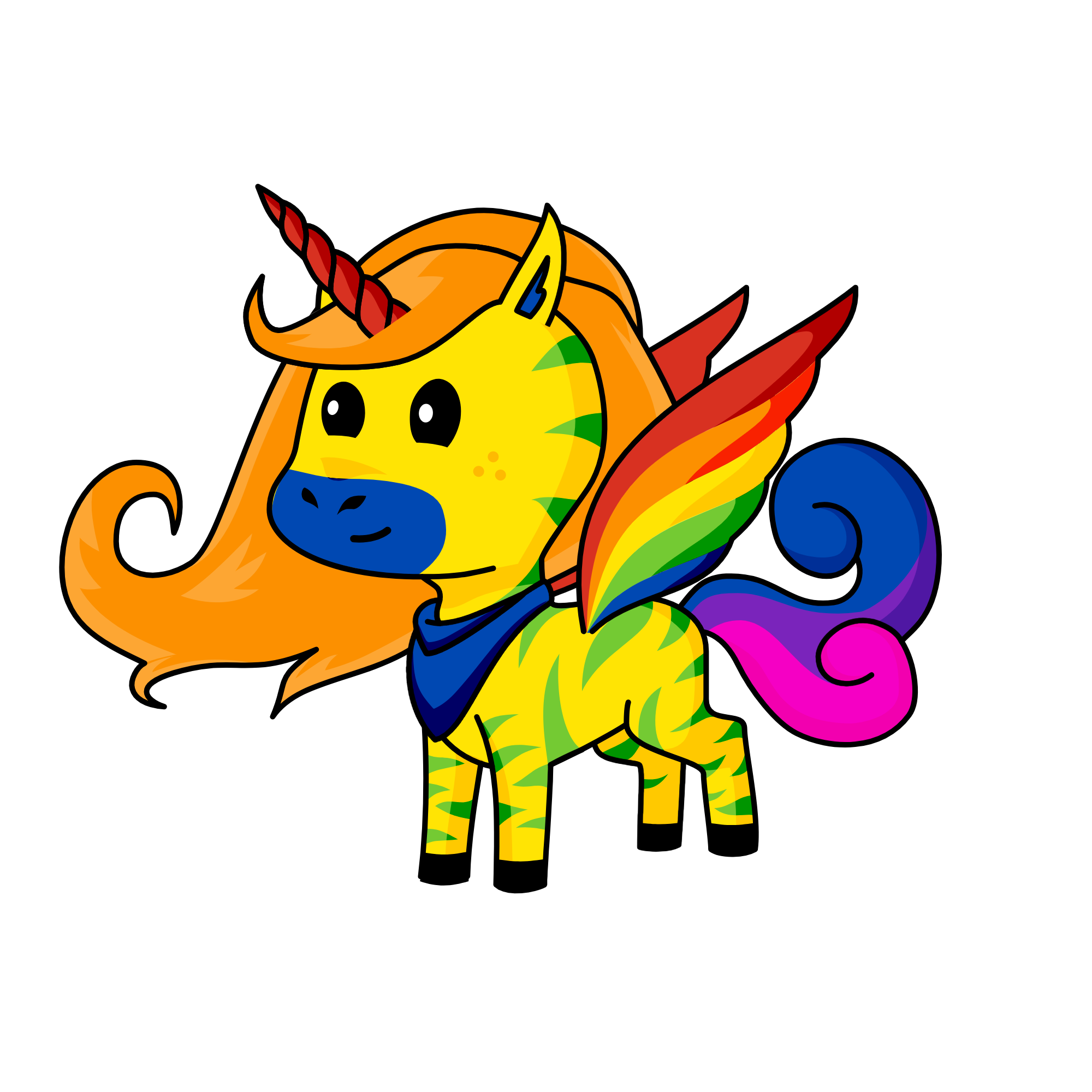 rainy, the unicorn