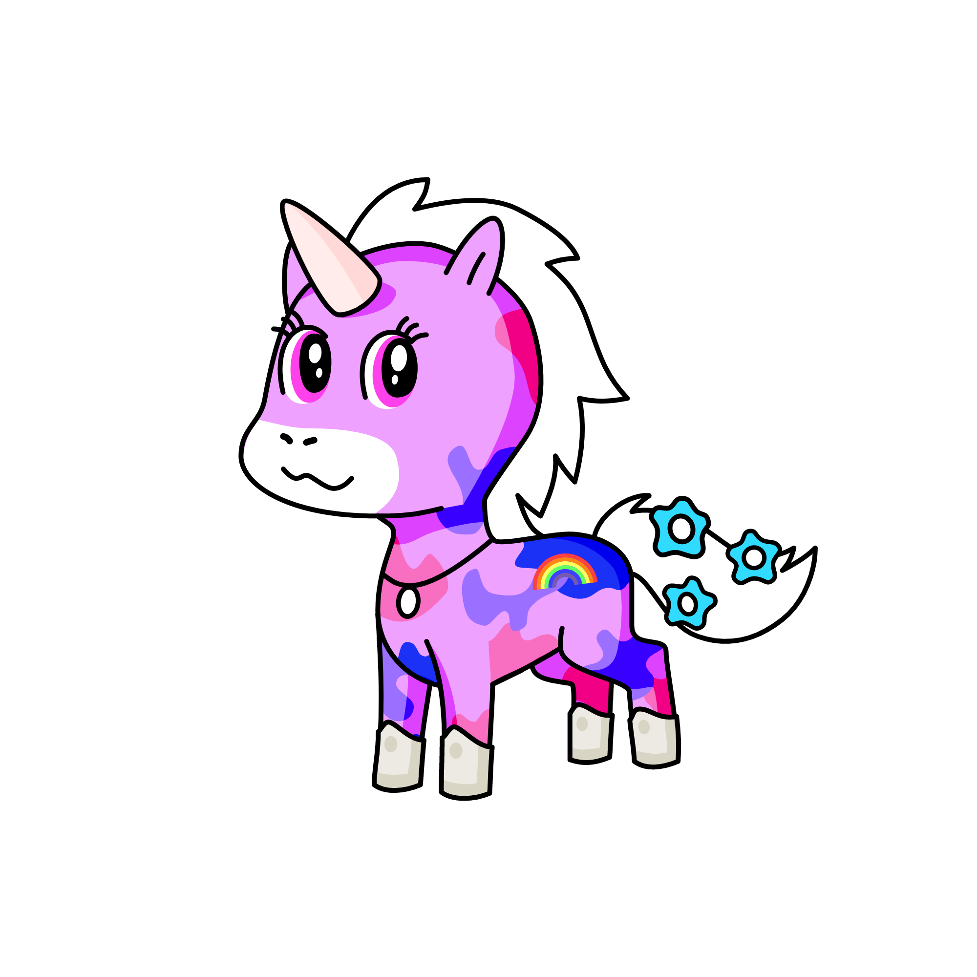 SASSY GIRL, the unicorn