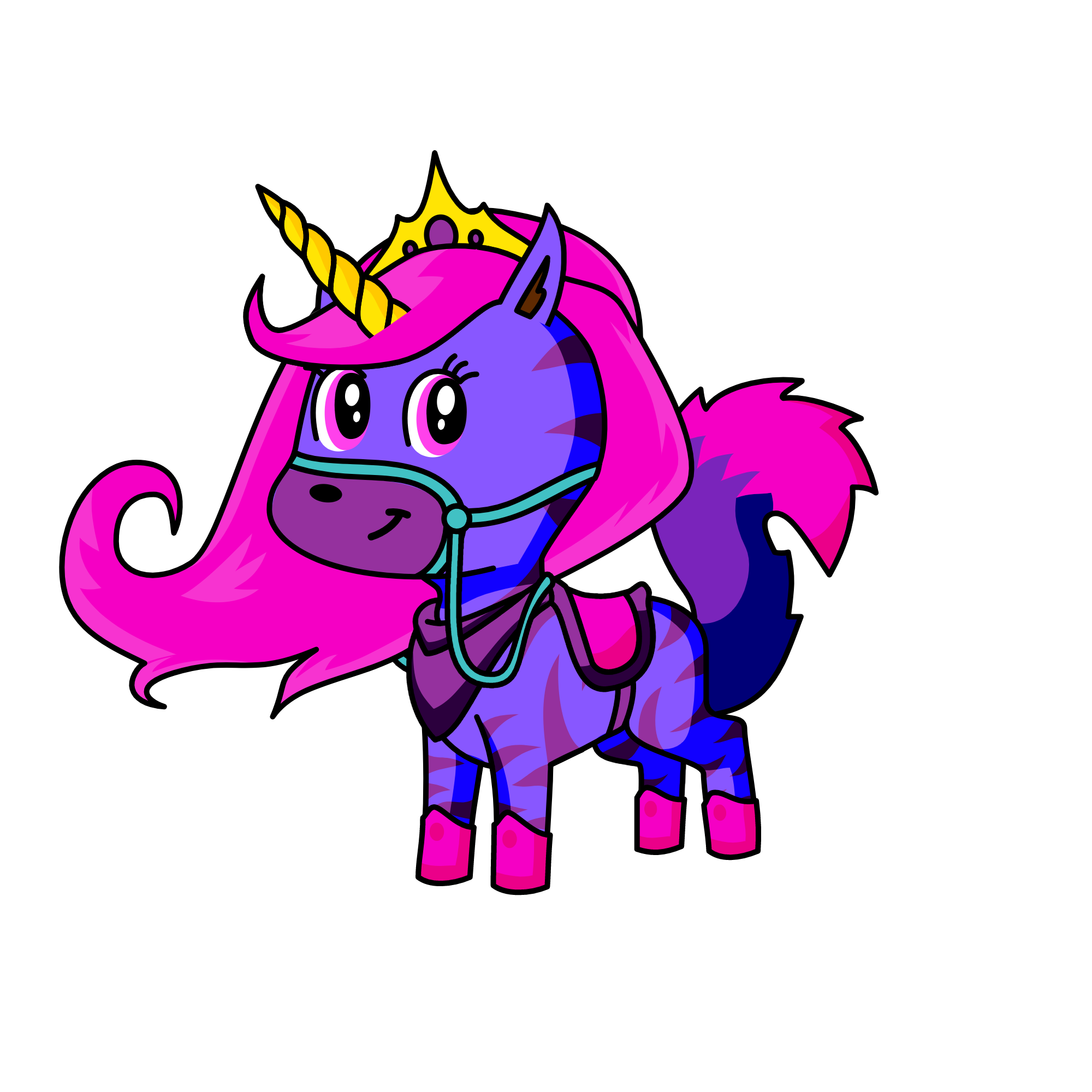 Queen Moon Light, the unicorn