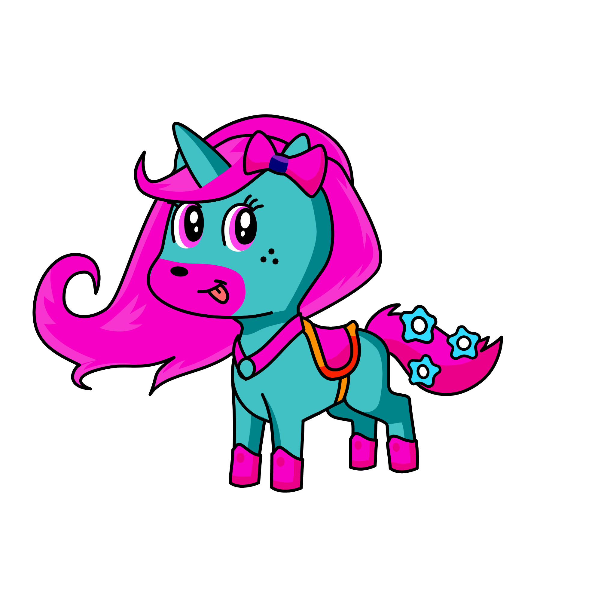 Winter, the unicorn