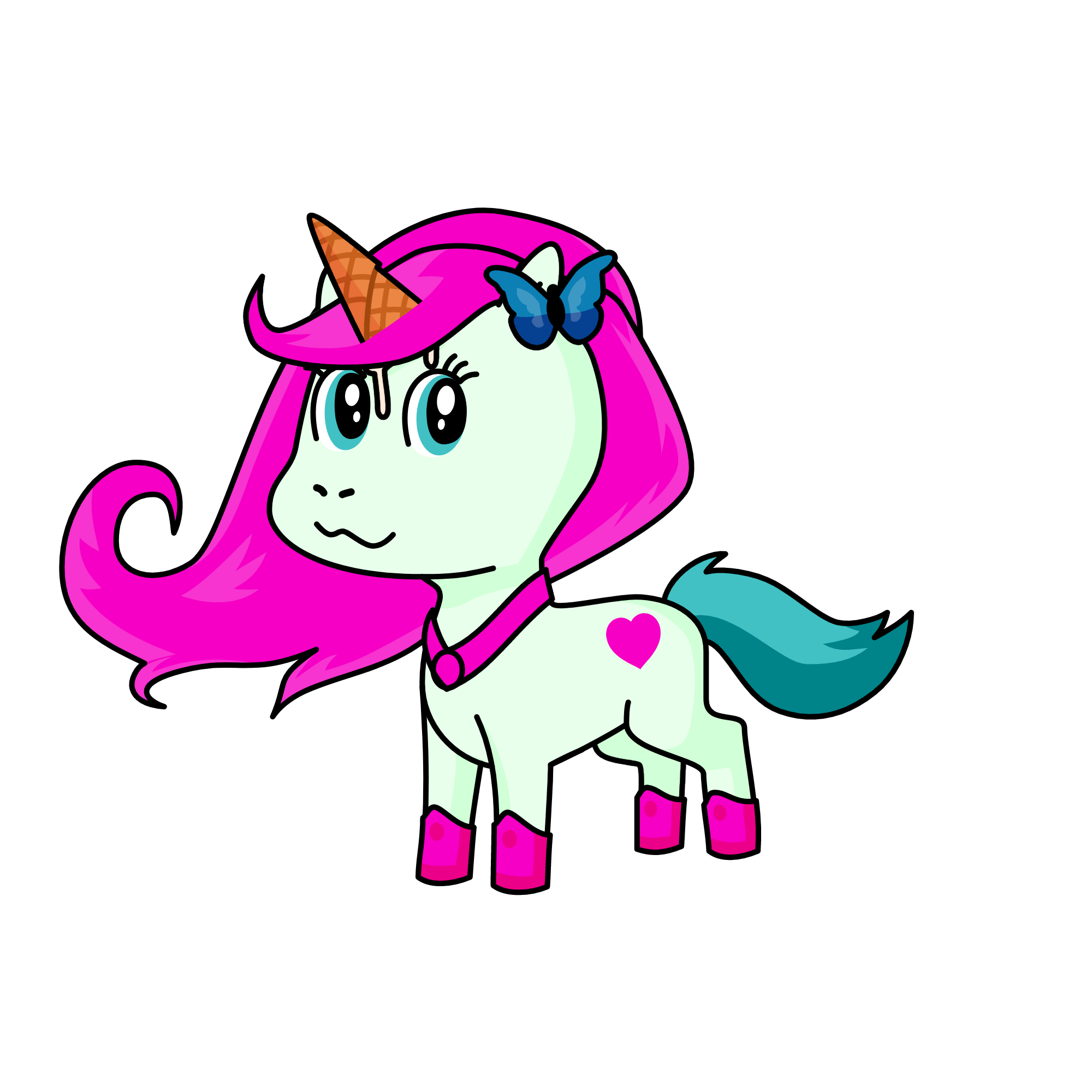 ice cream, the unicorn