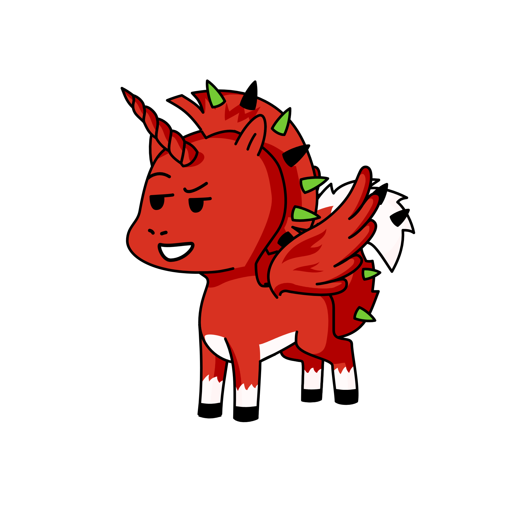 flame, the unicorn
