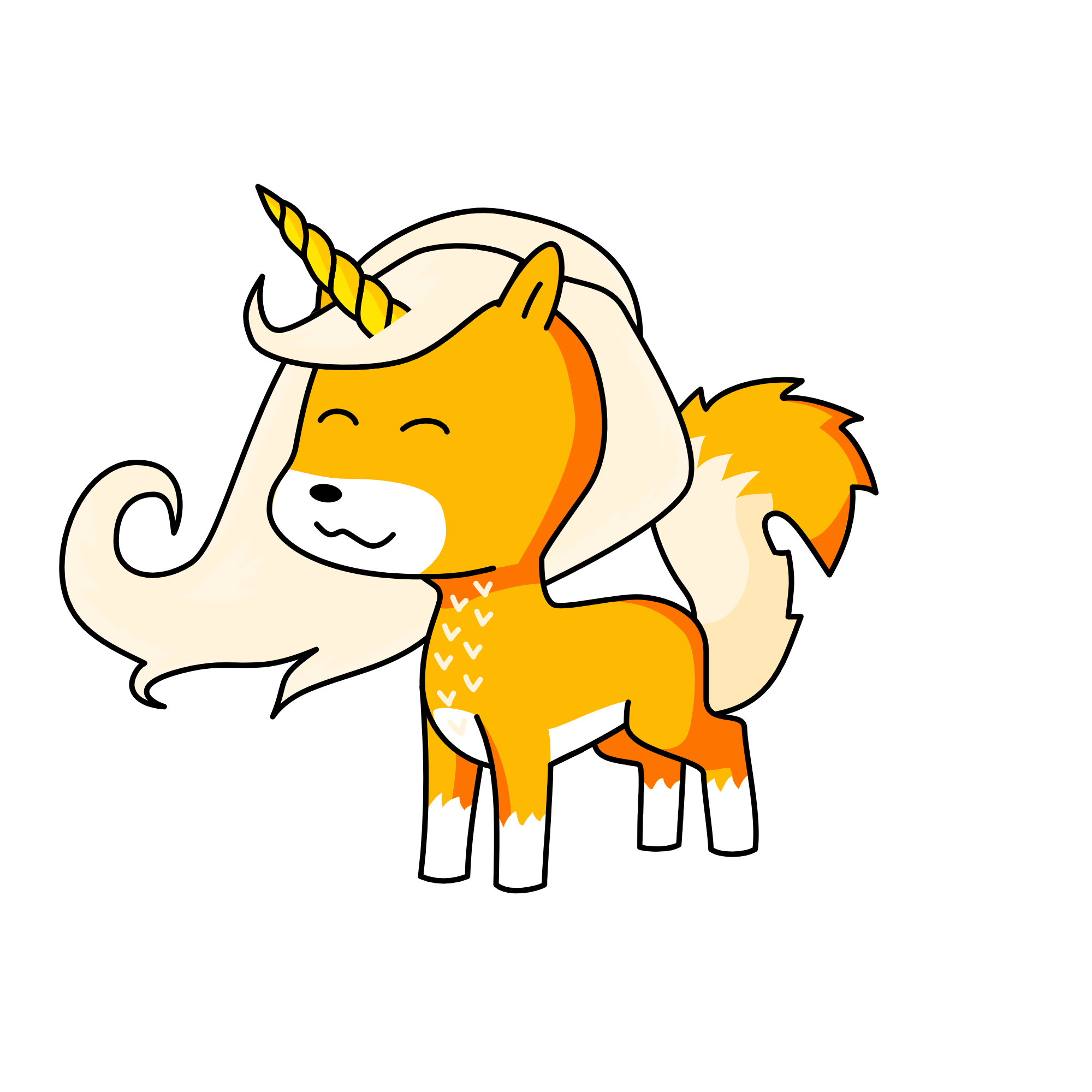 Foxy, the unicorn