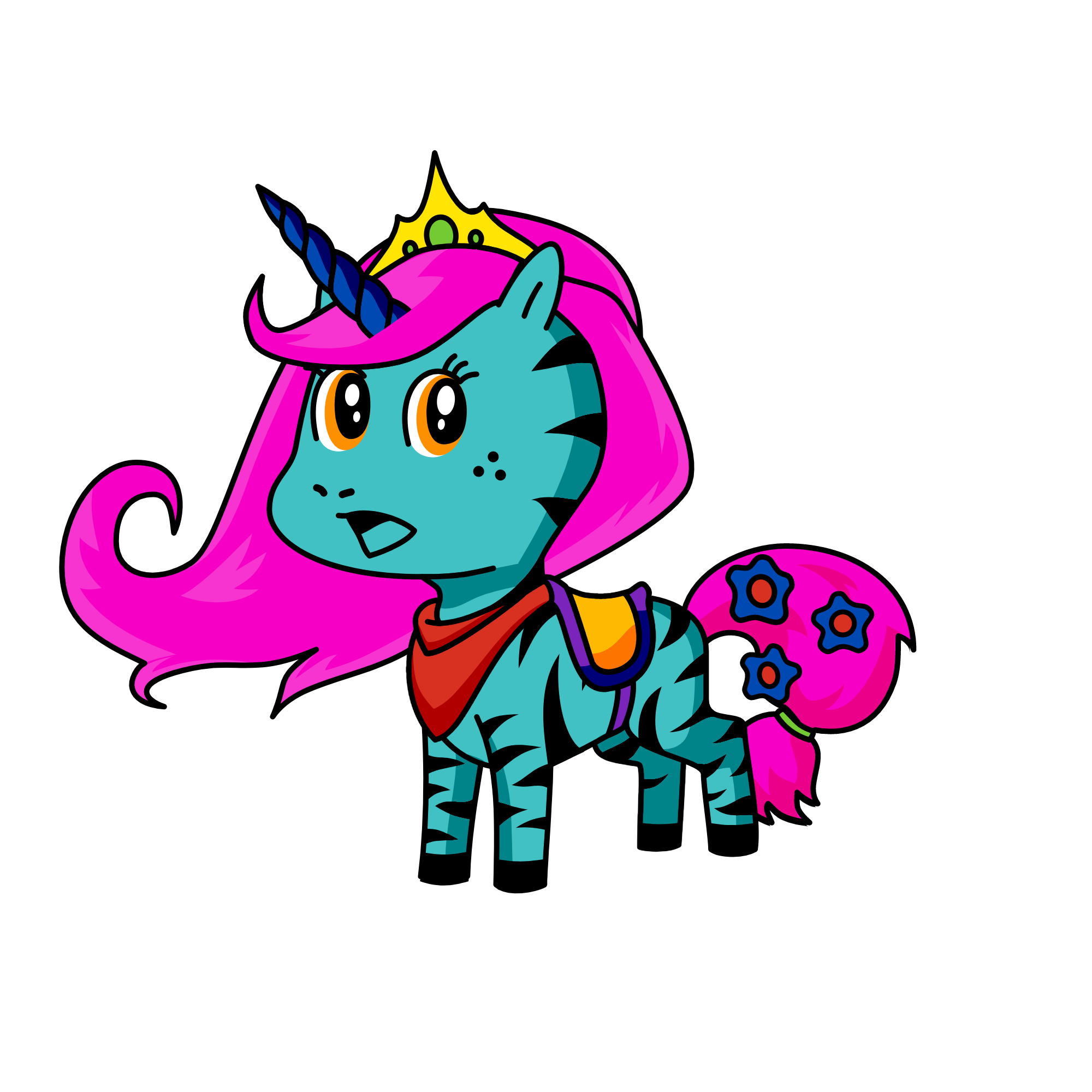 stripy, the unicorn