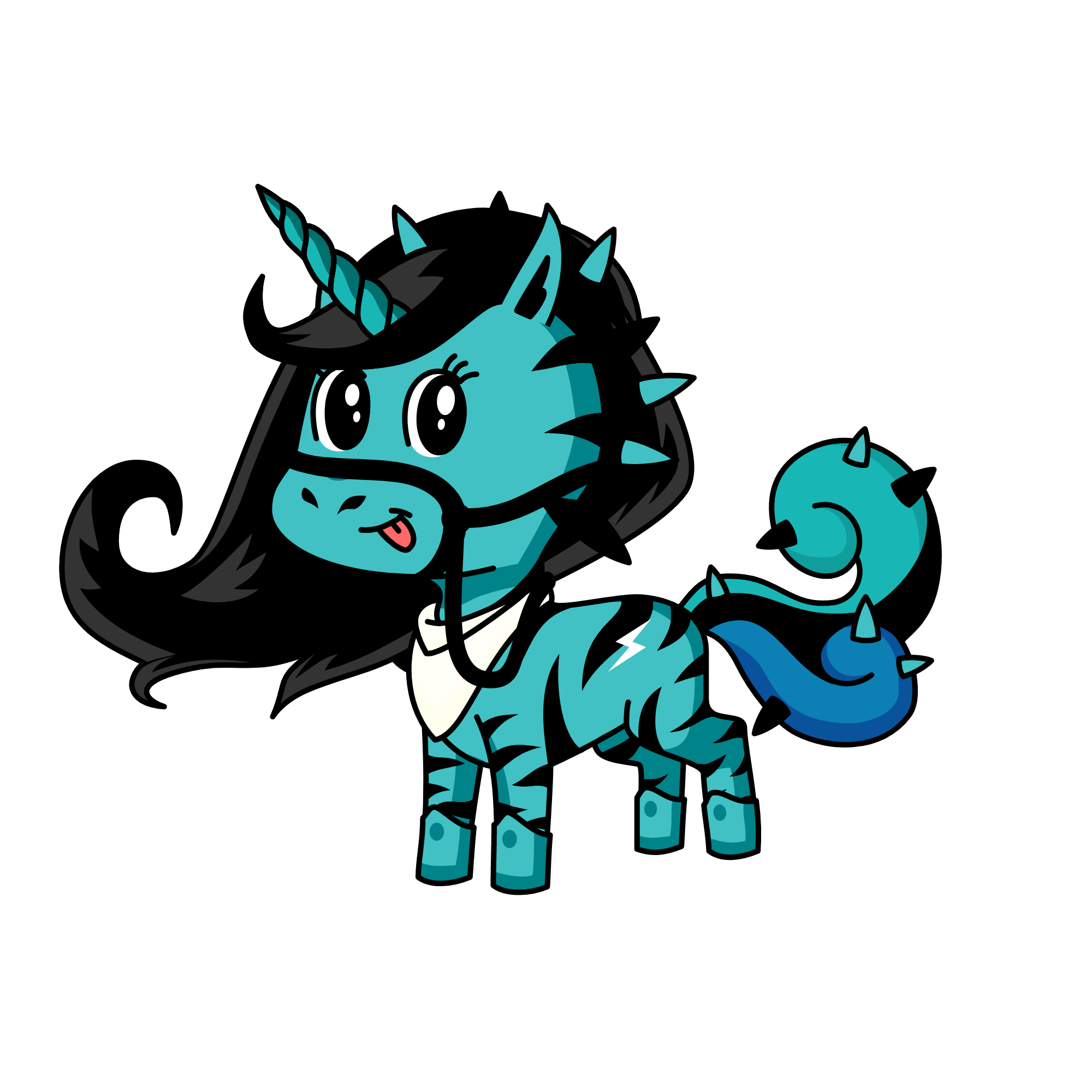 A luz da noite, the unicorn