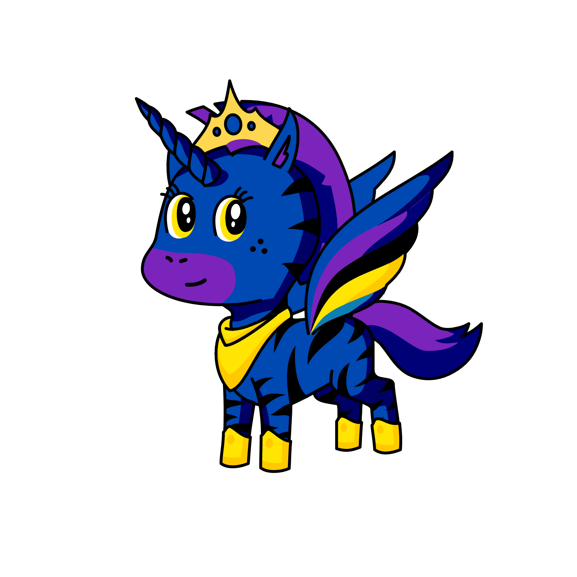 Queen Galex Luna, the unicorn