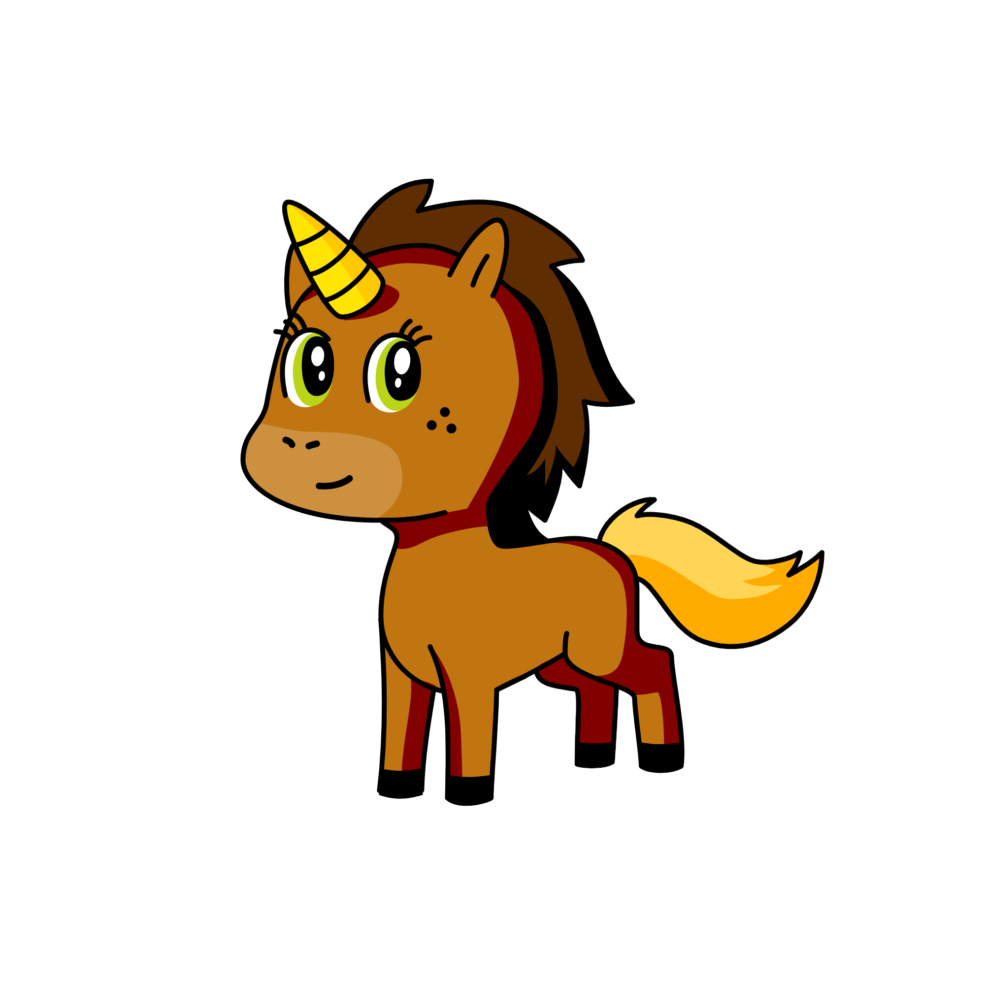 brownie, the unicorn