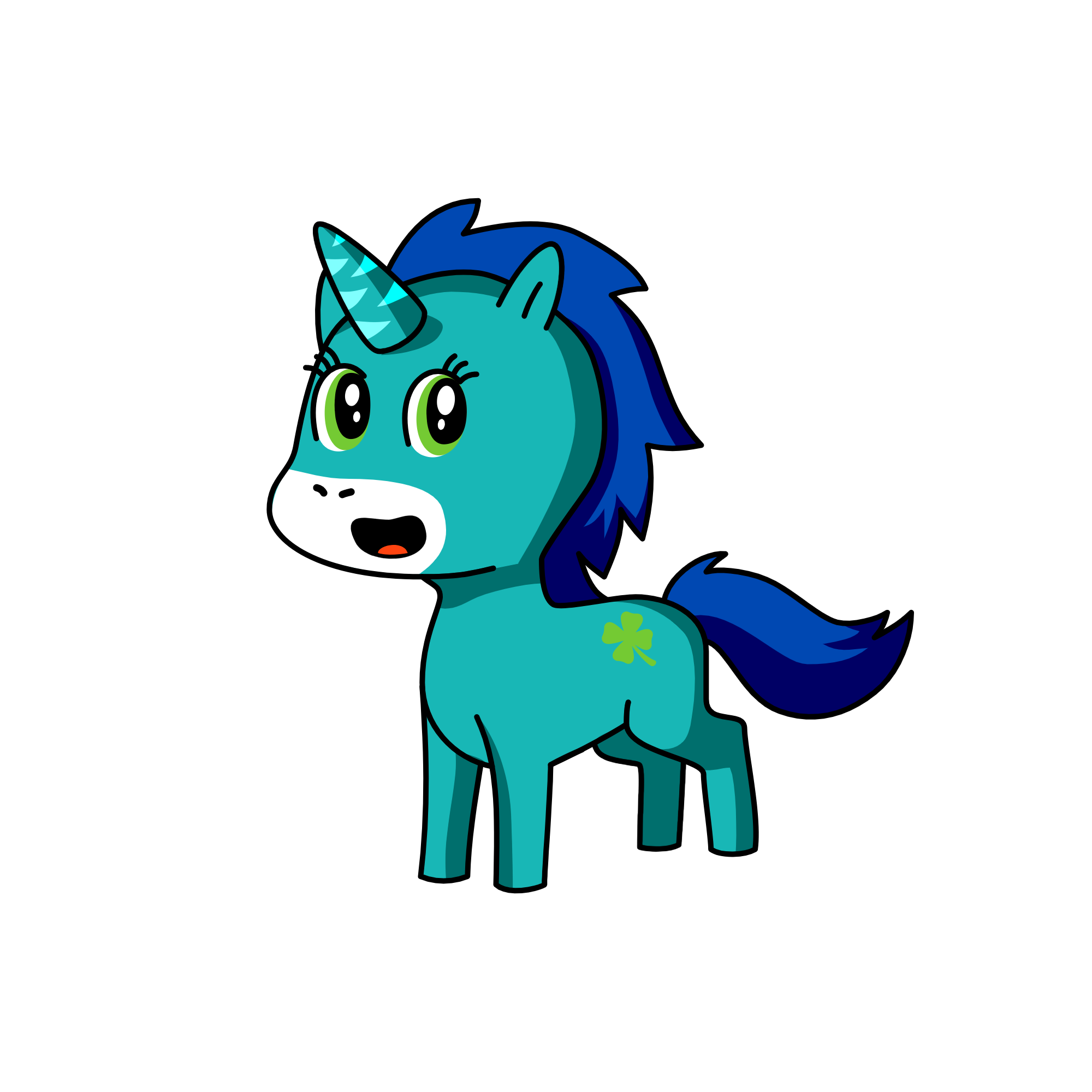 clover, the unicorn