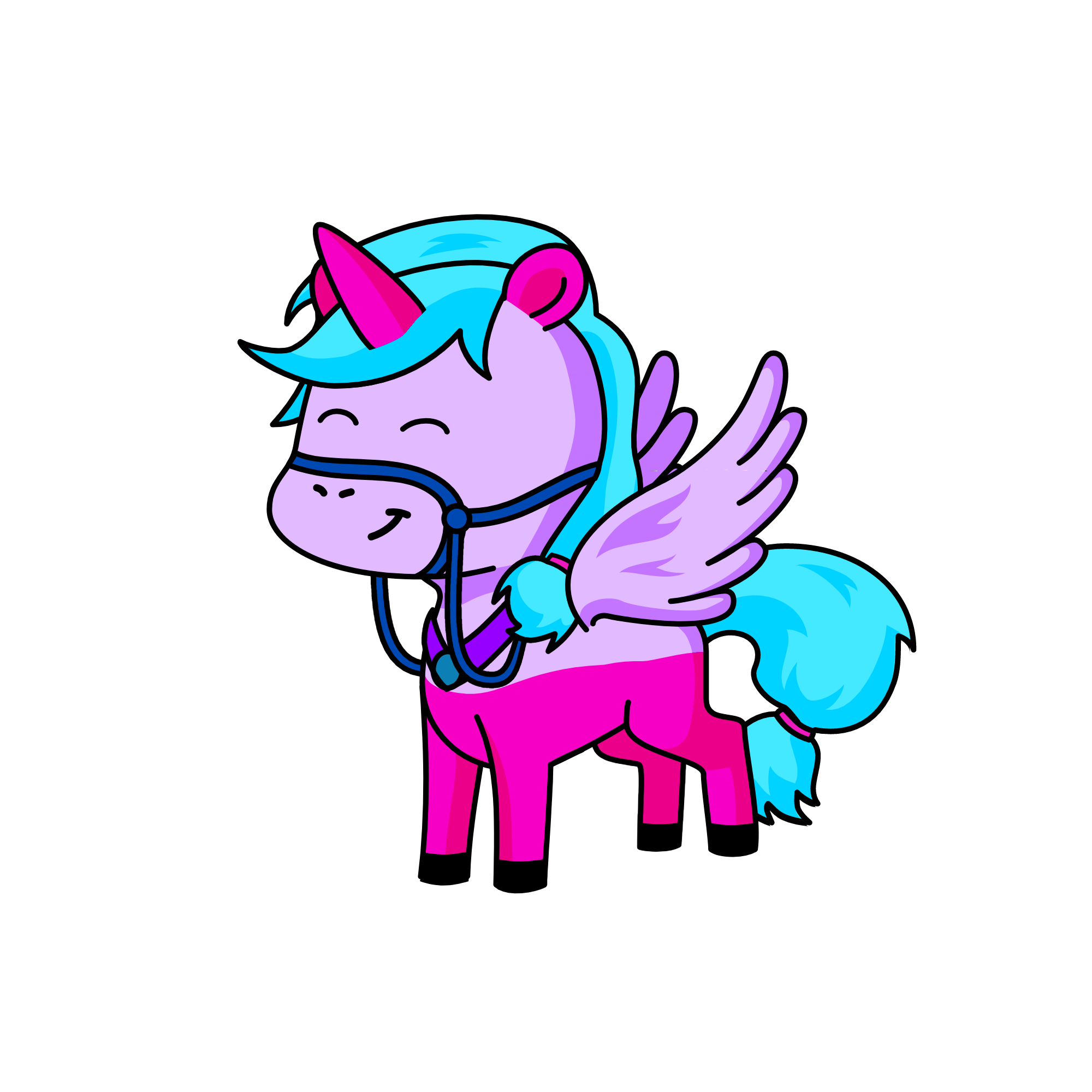 Lavender, the unicorn