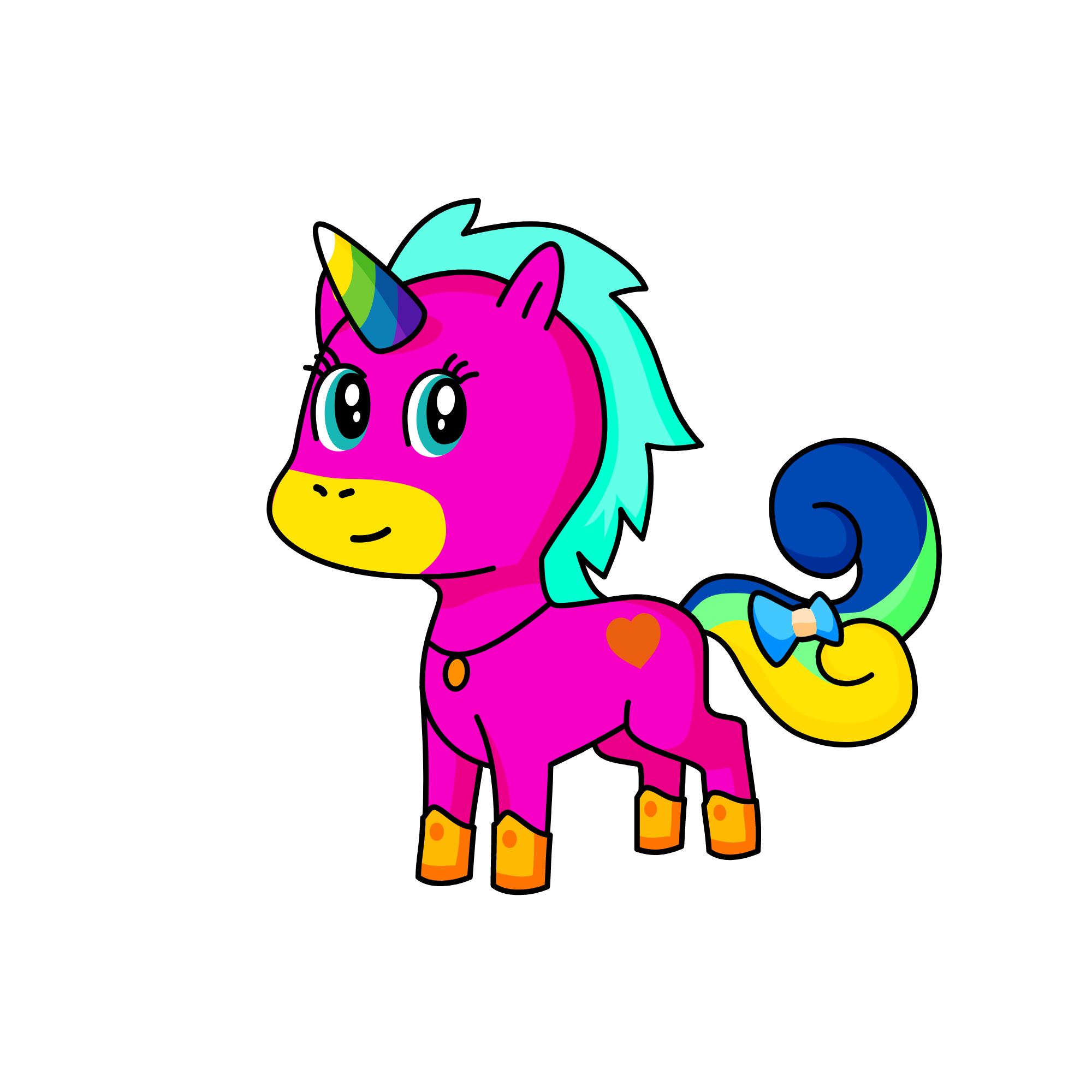 cute pie, the unicorn