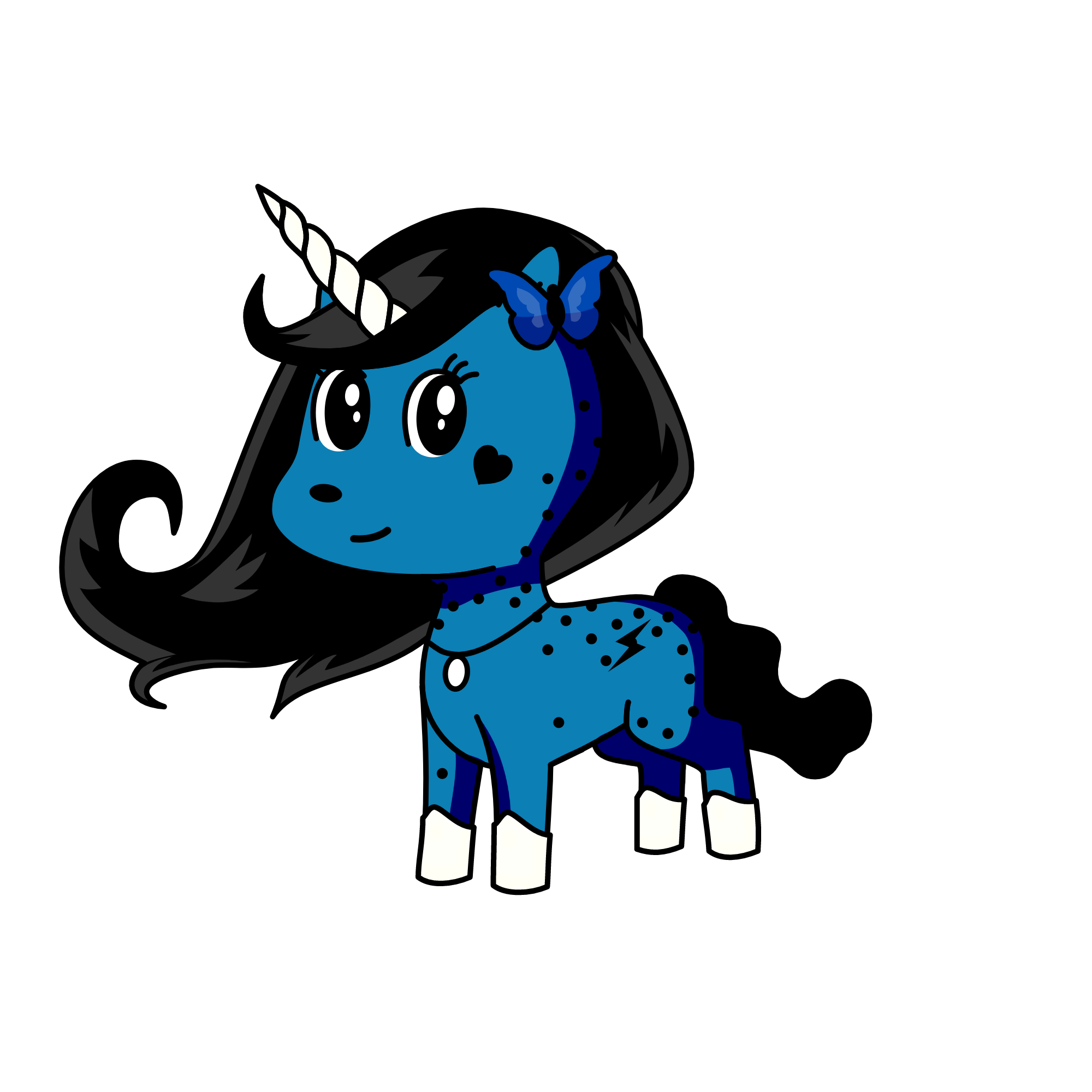 Midnight, the unicorn