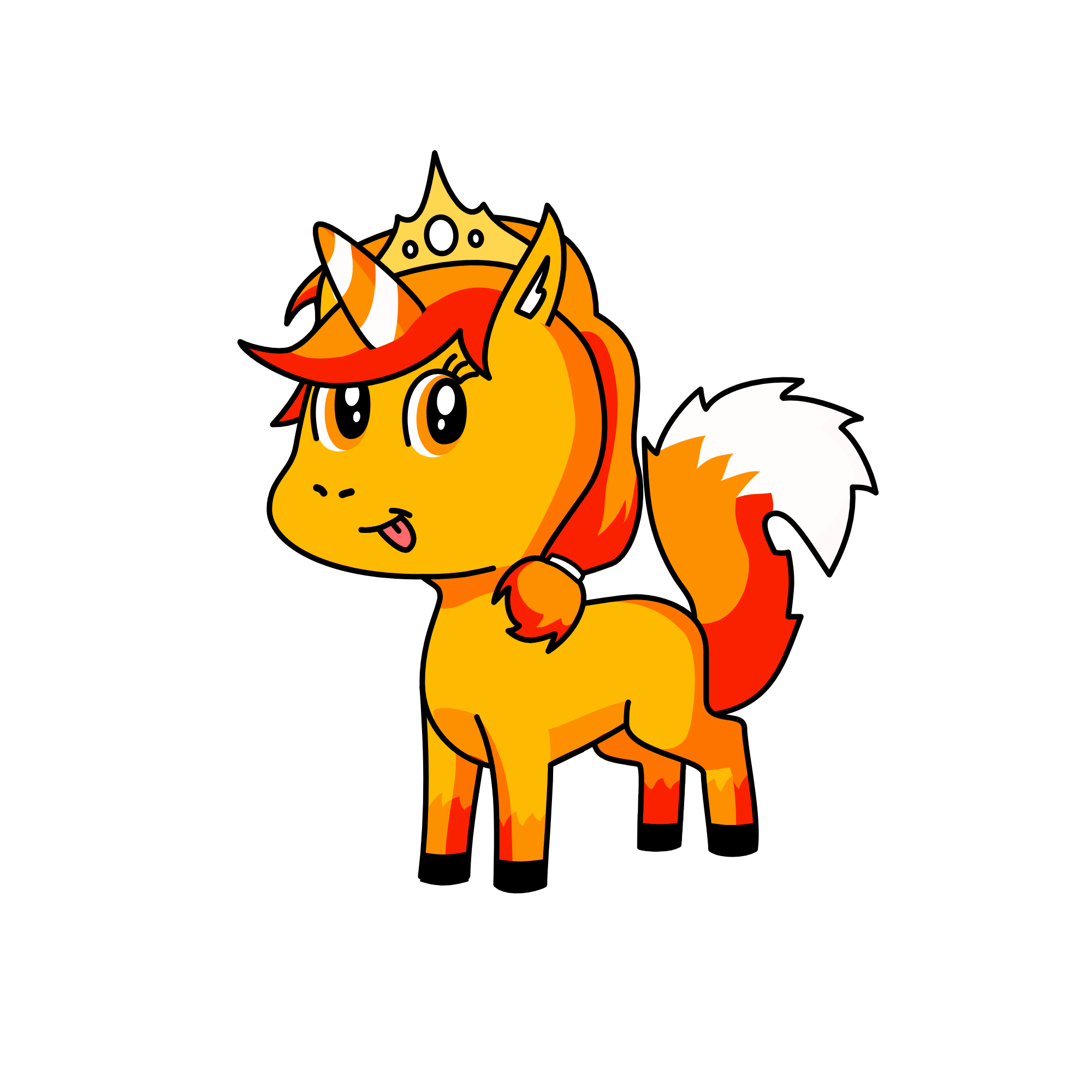 prinsses foxy, the unicorn