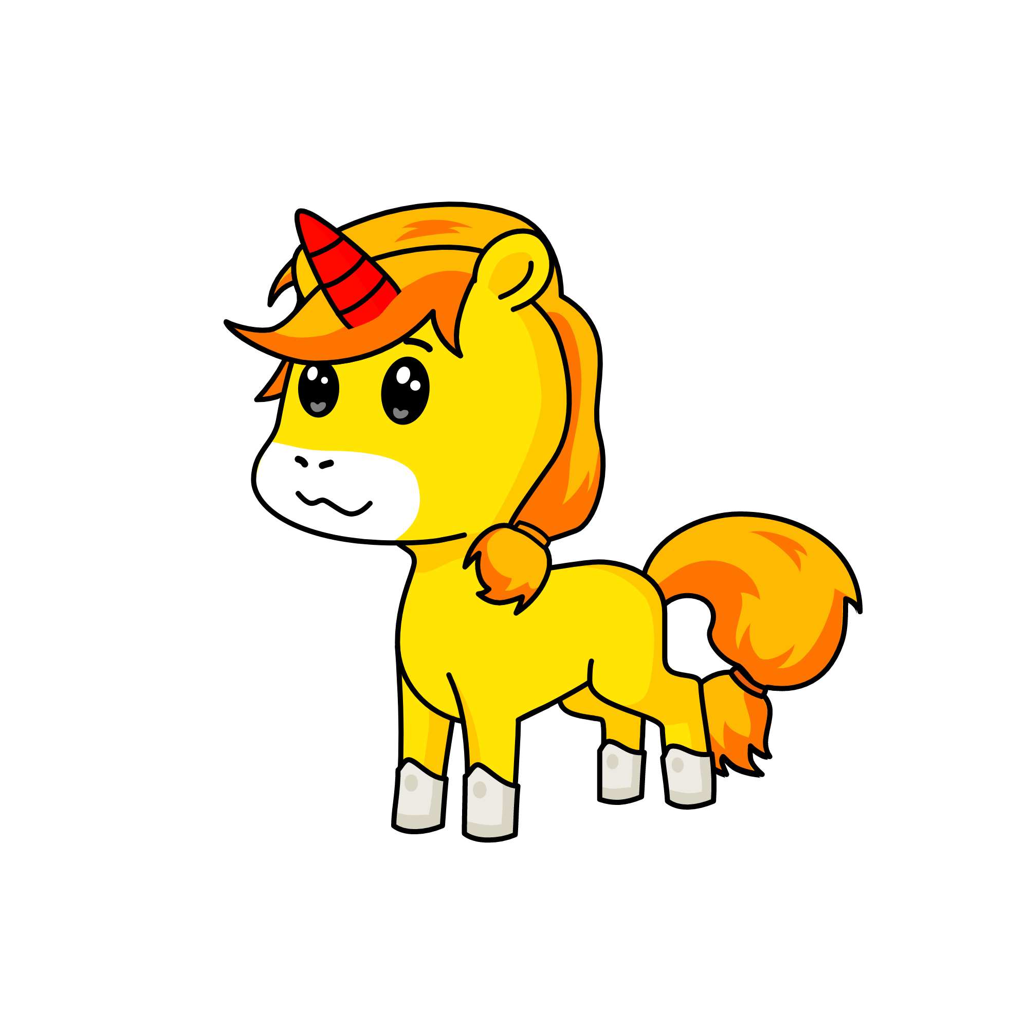 Sunshine, the unicorn