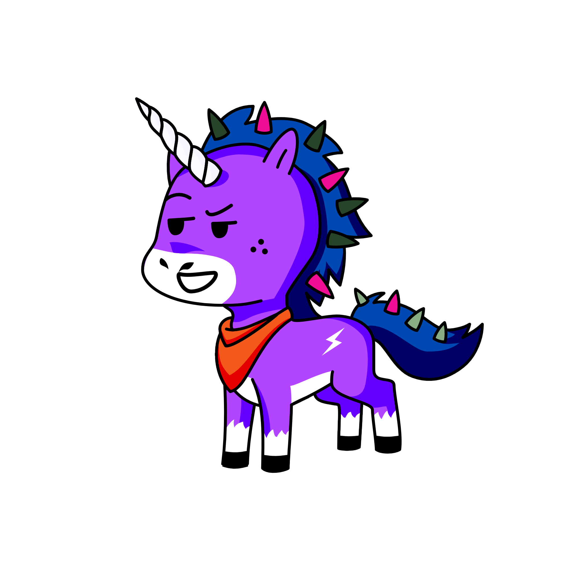 Purpple, the unicorn