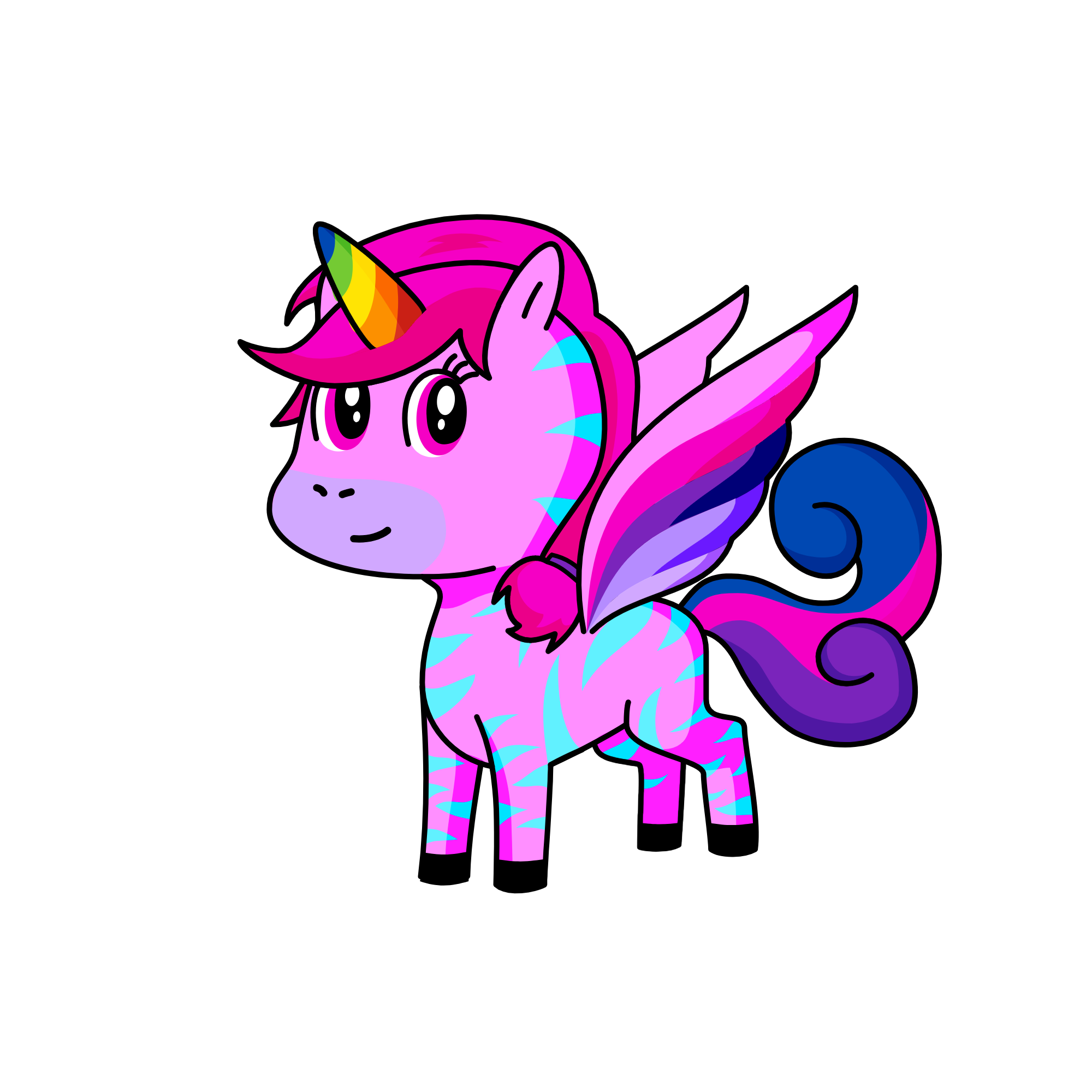 rainbow, the unicorn