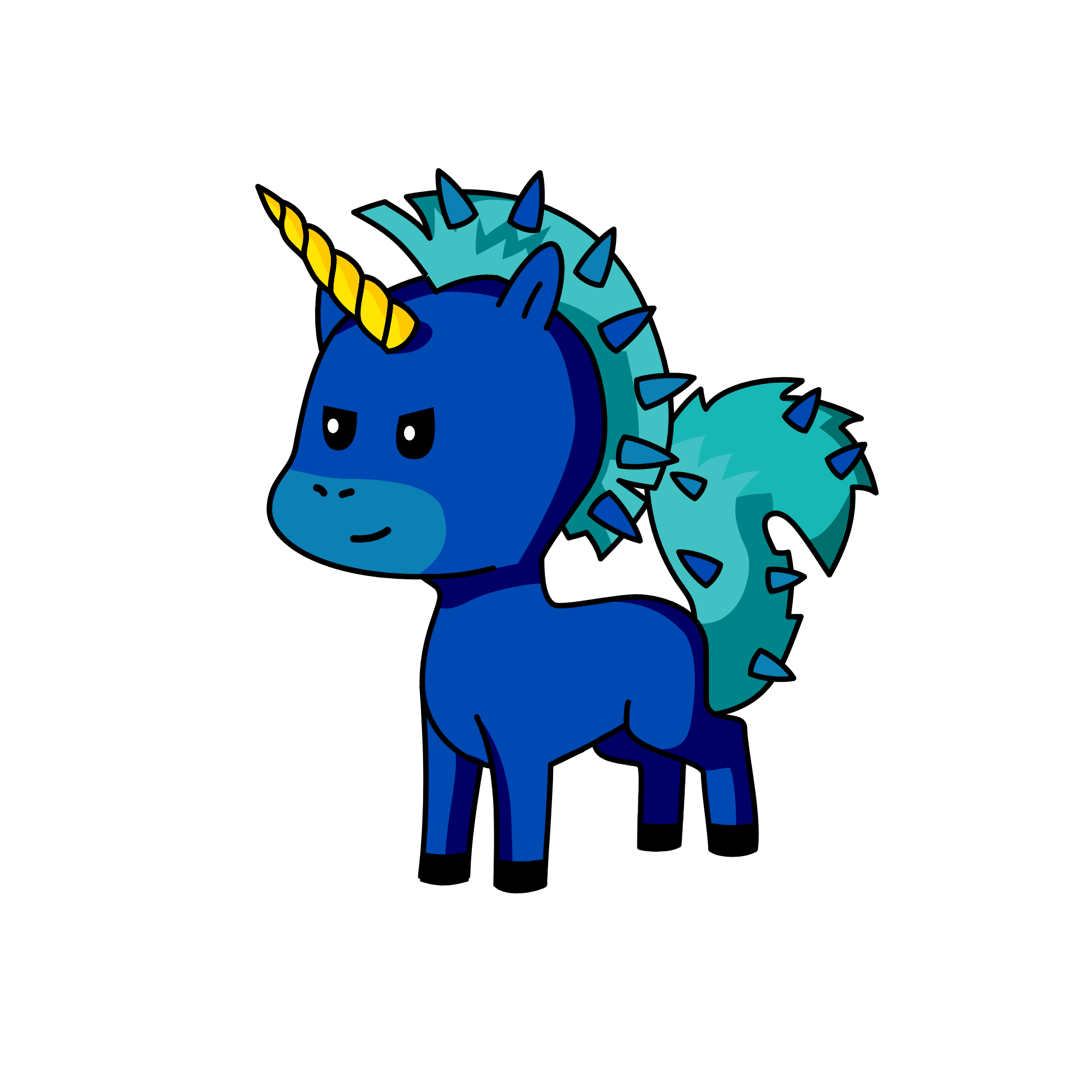 Blazer, the unicorn