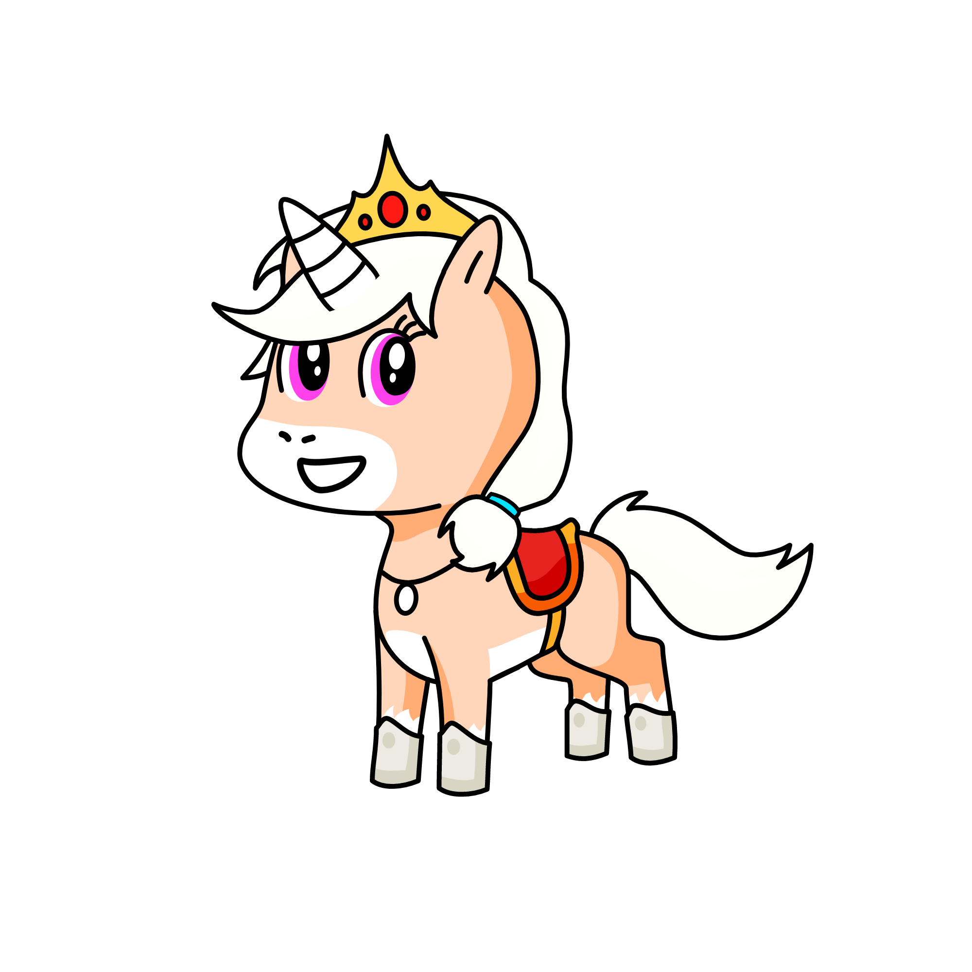PRINCESS CATHARINA I AM THE BEST, the unicorn